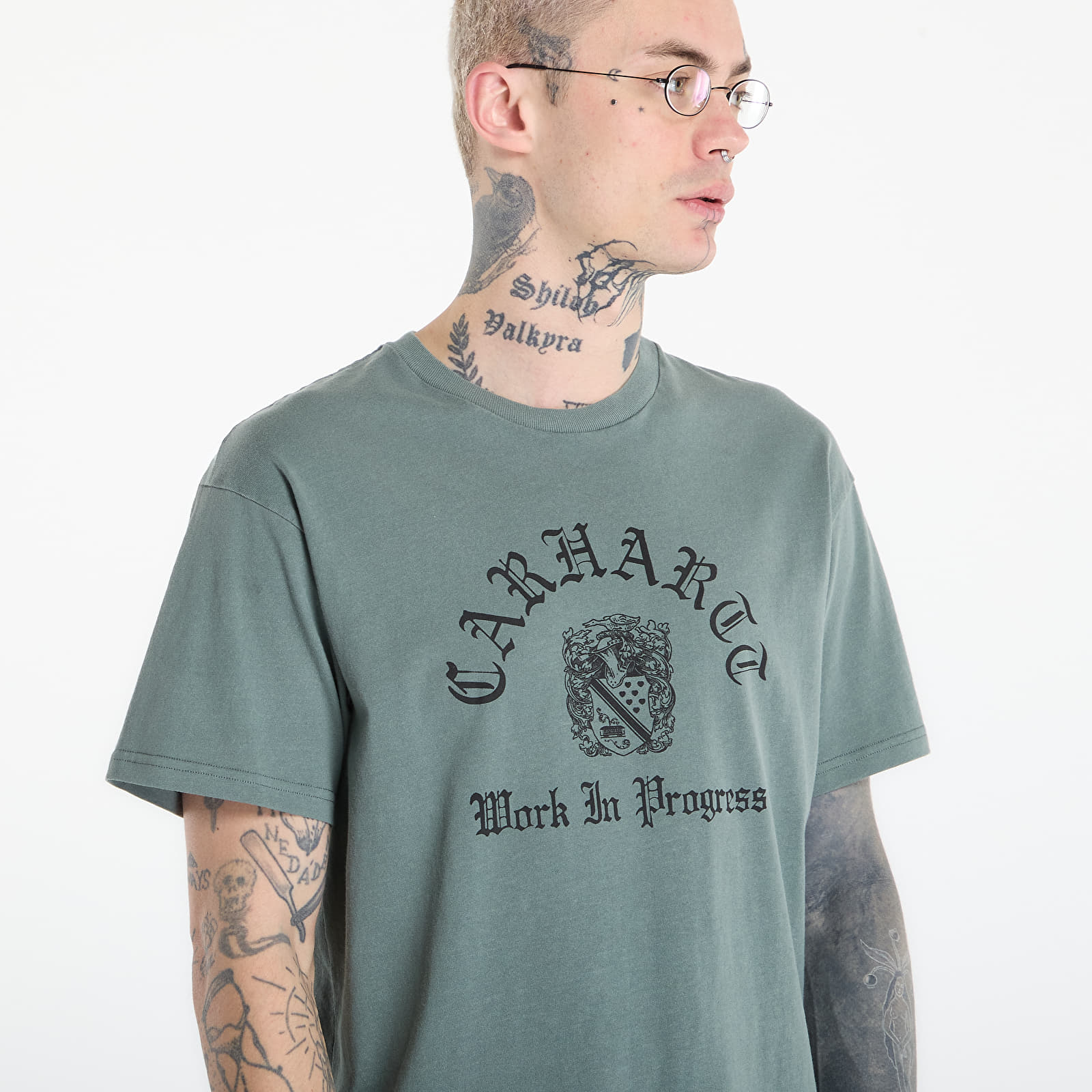 T-skjorter for menn Carhartt WIP S/S Coat Of Arms T-Shirt UNISEX Velvet Green
