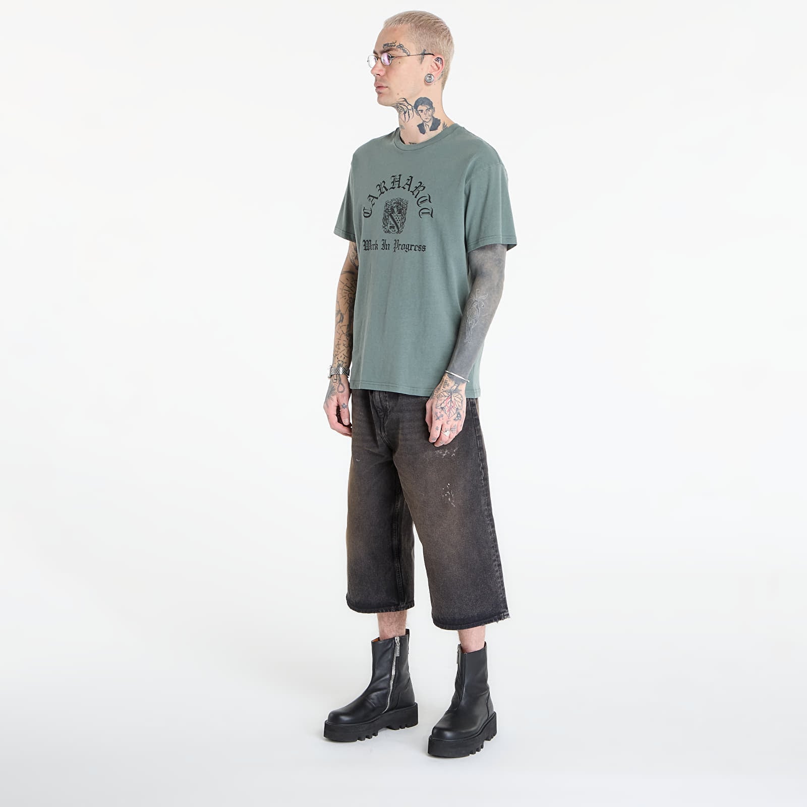 T-skjorter for menn Carhartt WIP S/S Coat Of Arms T-Shirt UNISEX Velvet Green