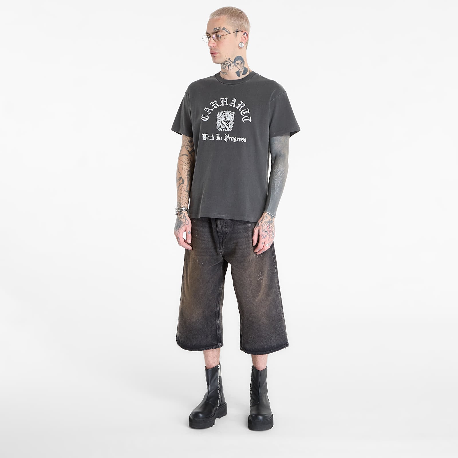 Meeste T-särgid Carhartt WIP S/S Coat Of Arms T-Shirt UNISEX Black