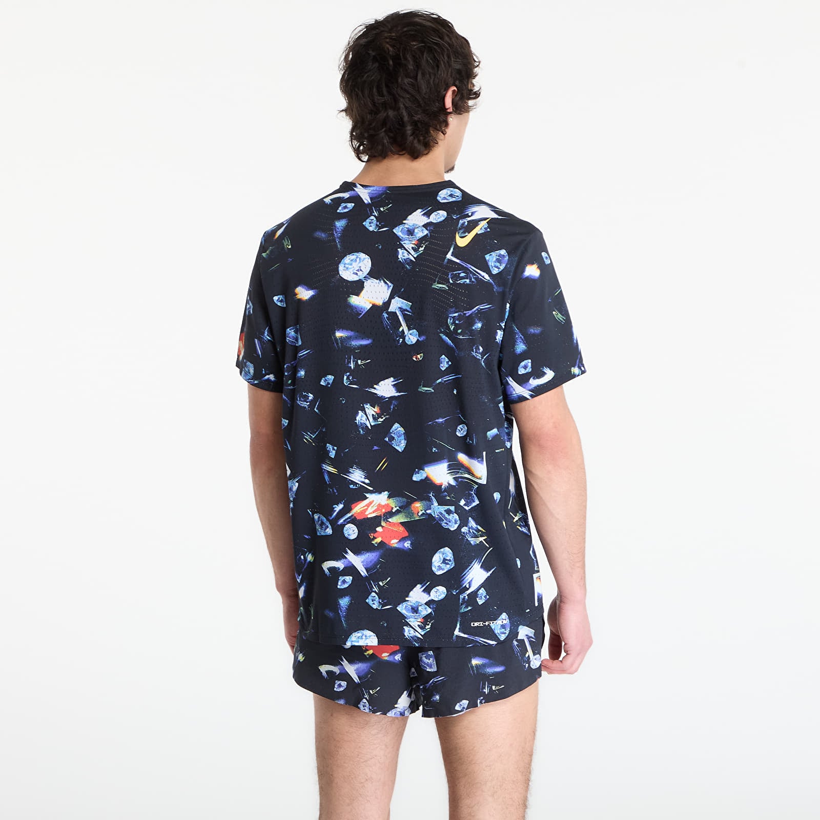 Чоловічі футболки Nike AeroSwift Men's Dri-FIT ADV Short-Sleeve Running Top Black/ Laser Orange