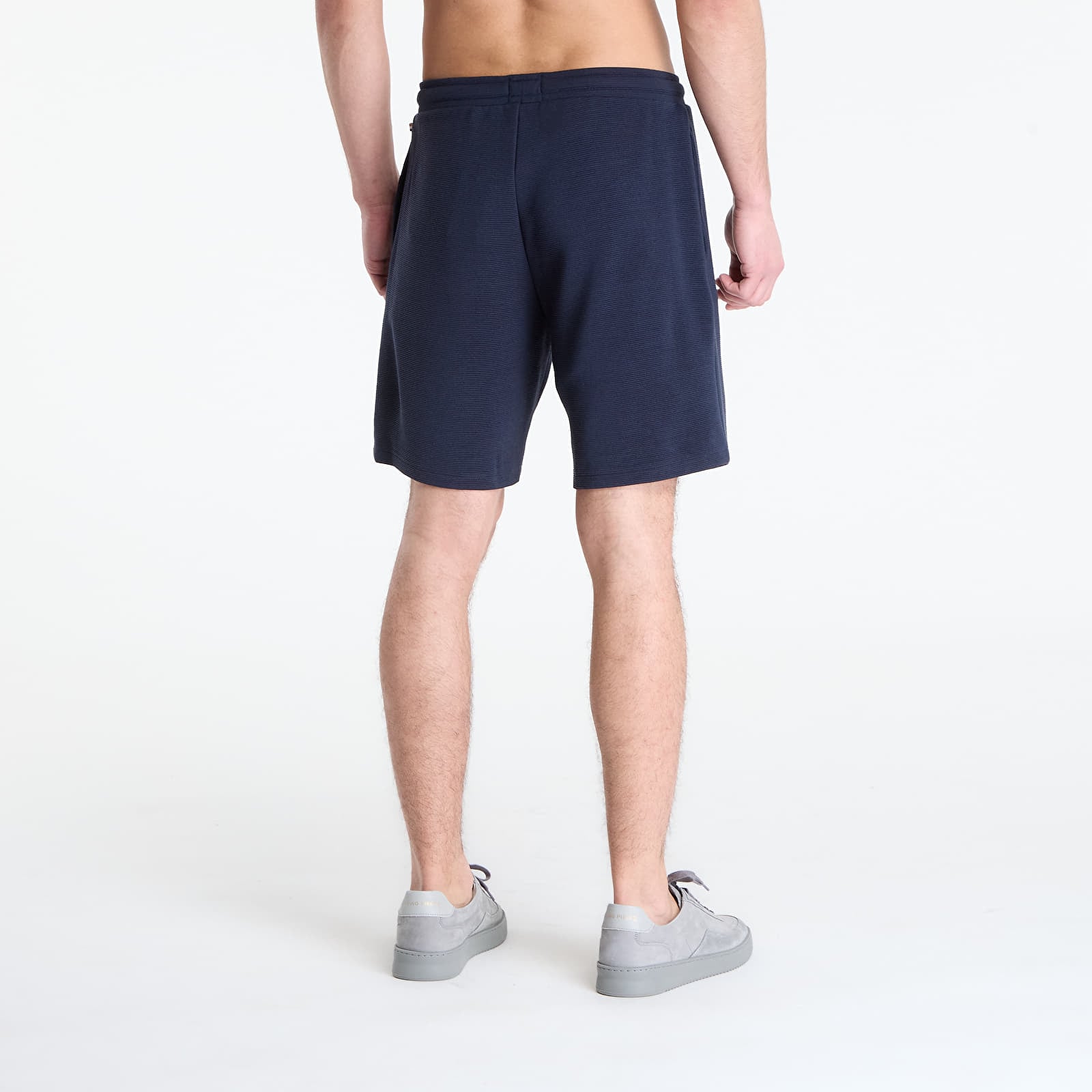Férfi sortok Hugo Boss Rib Shorts Blue