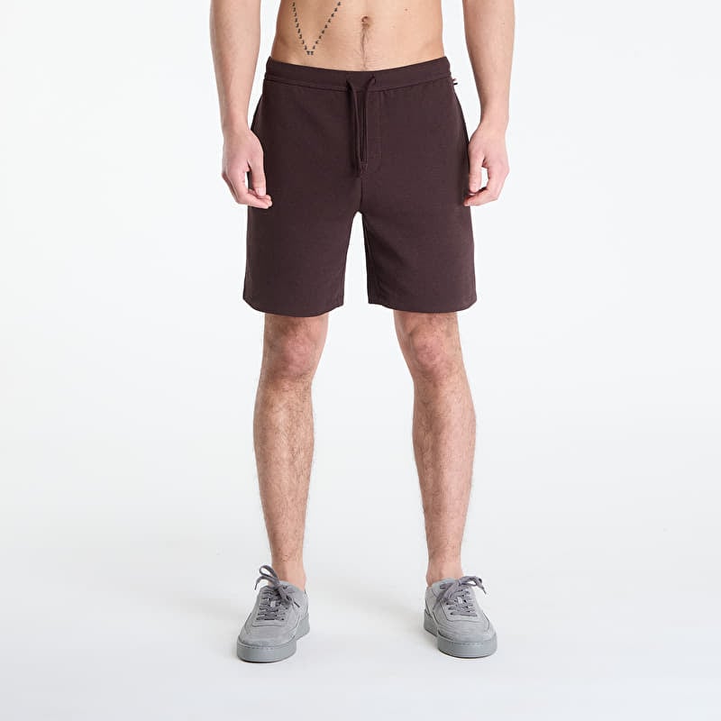 Шорти Hugo Boss Pyjama Shorts With Embroidered Logo Dark Brown