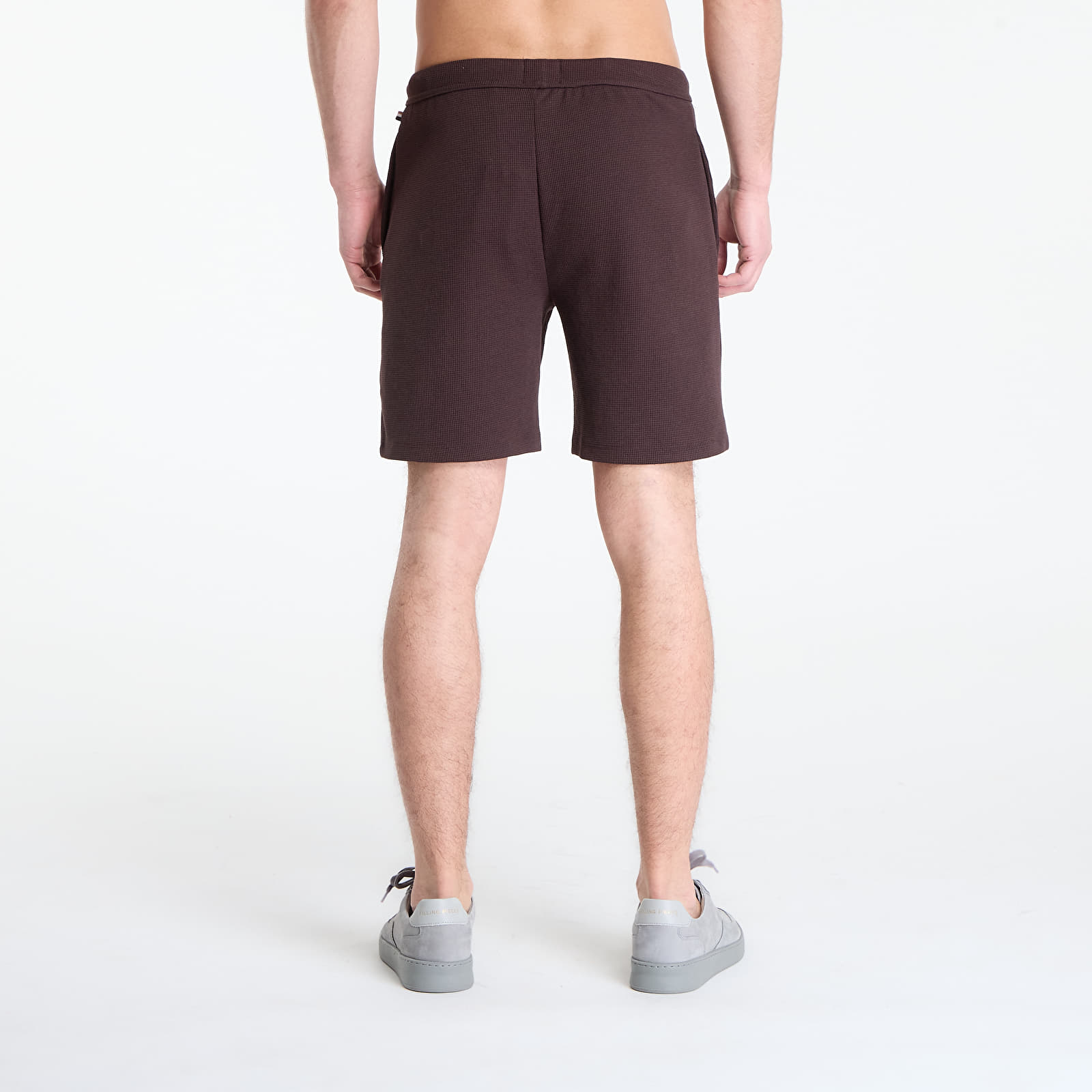 Meeste lühikesed püksid Hugo Boss Pyjama Shorts With Embroidered Logo Dark Brown