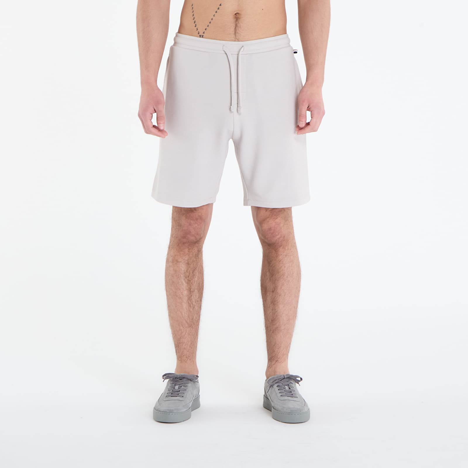 Kraťasy Hugo Boss Rib Shorts Light Grey