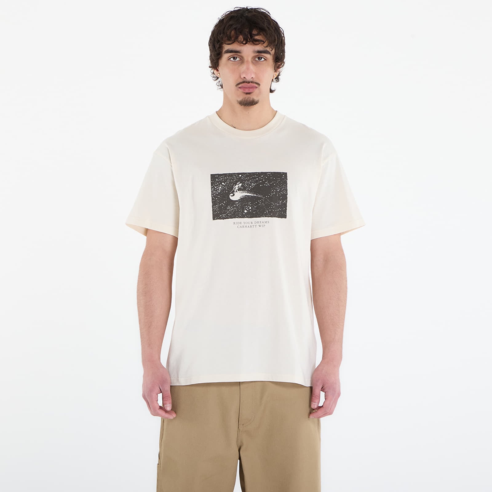 Pánská trička Carhartt WIP S/S Ride Your Dreams T-Shirt UNISEX Natural