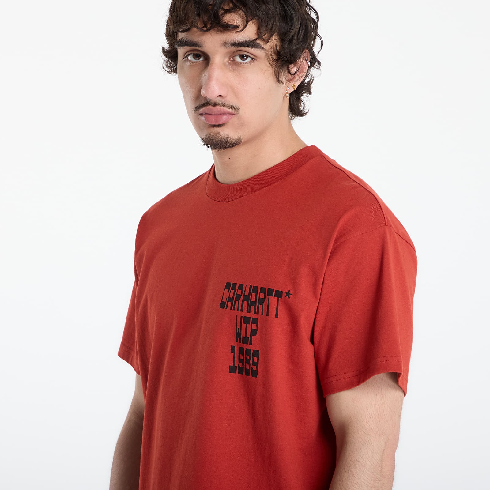 T-Shirts Männer Carhartt WIP S/S Blocks T-Shirt UNISEX Oxide Red