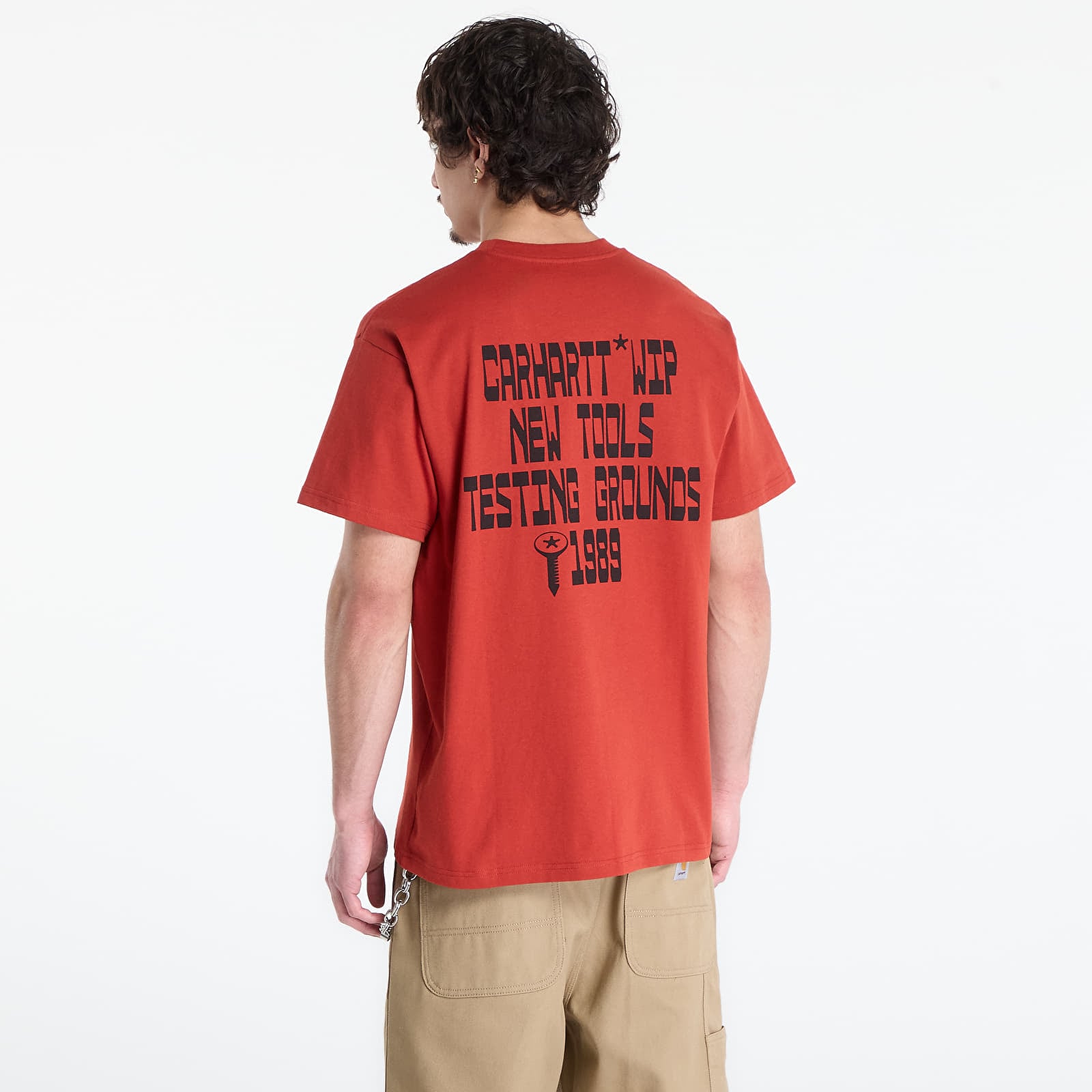 T-Shirts Männer Carhartt WIP S/S Blocks T-Shirt UNISEX Oxide Red