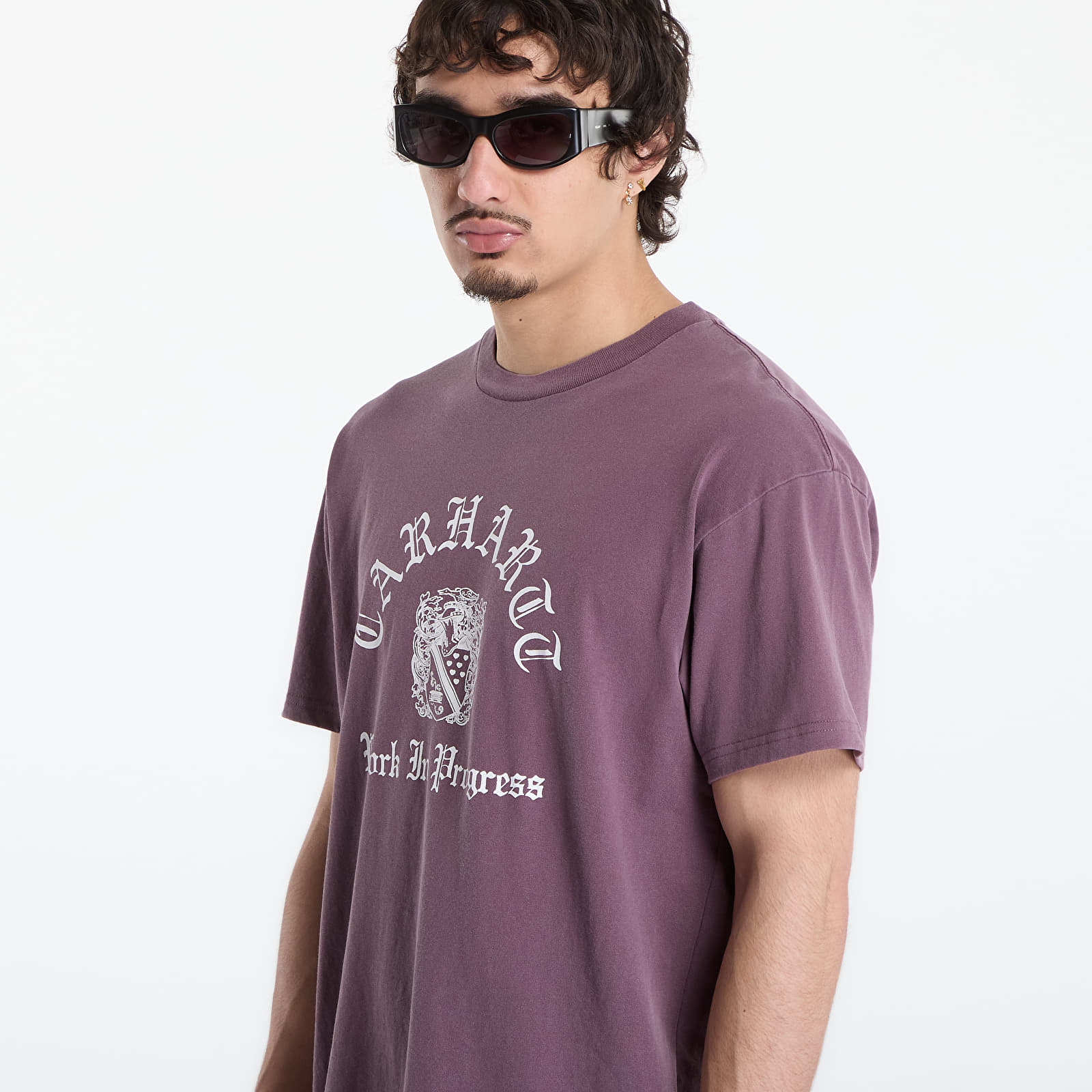 Meeste T-särgid Carhartt WIP S/S Coat Of Arms T-Shirt UNISEX Cozy Purple