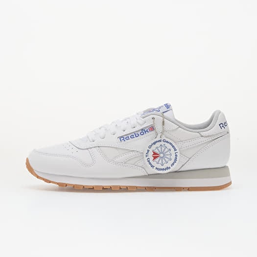 Reebok Classic Leather Ftwr White/ Blue/ Gum