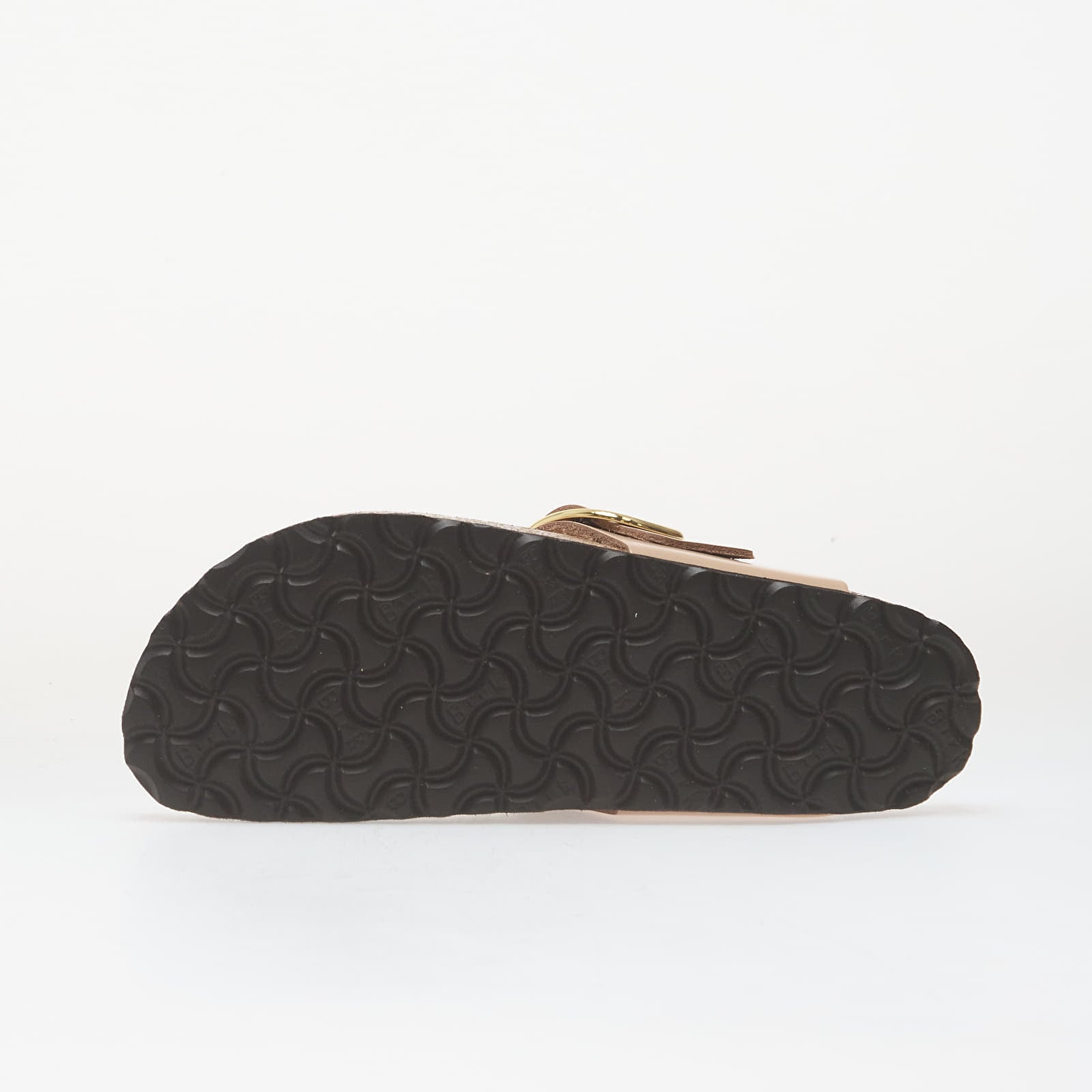 Chaussures et baskets femme Birkenstock Gizeh Big Buckle Natural Leather Patent Women High-Shine New Beige