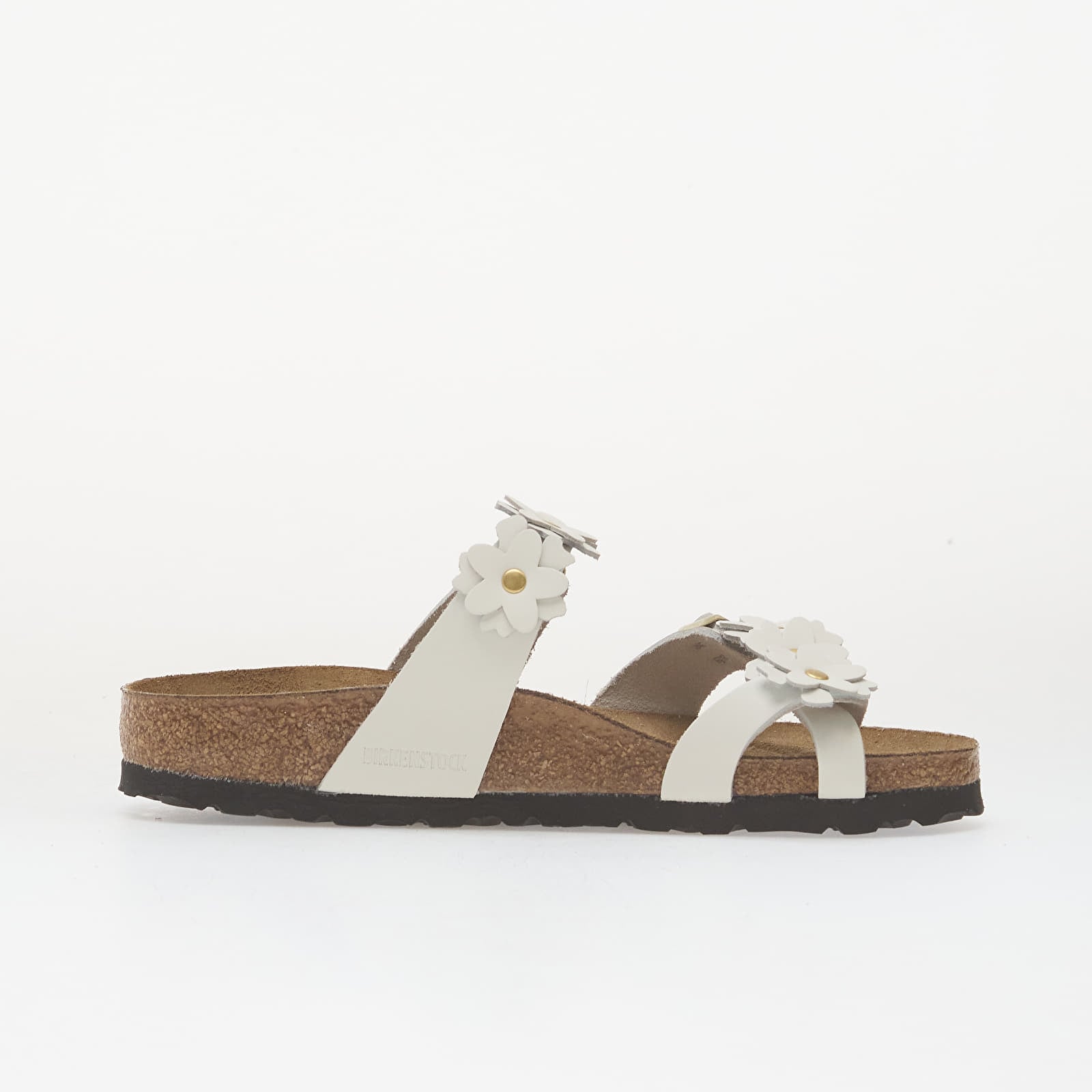 Ženski čevlji Birkenstock Mayari Flower Embellishment Leather Women White