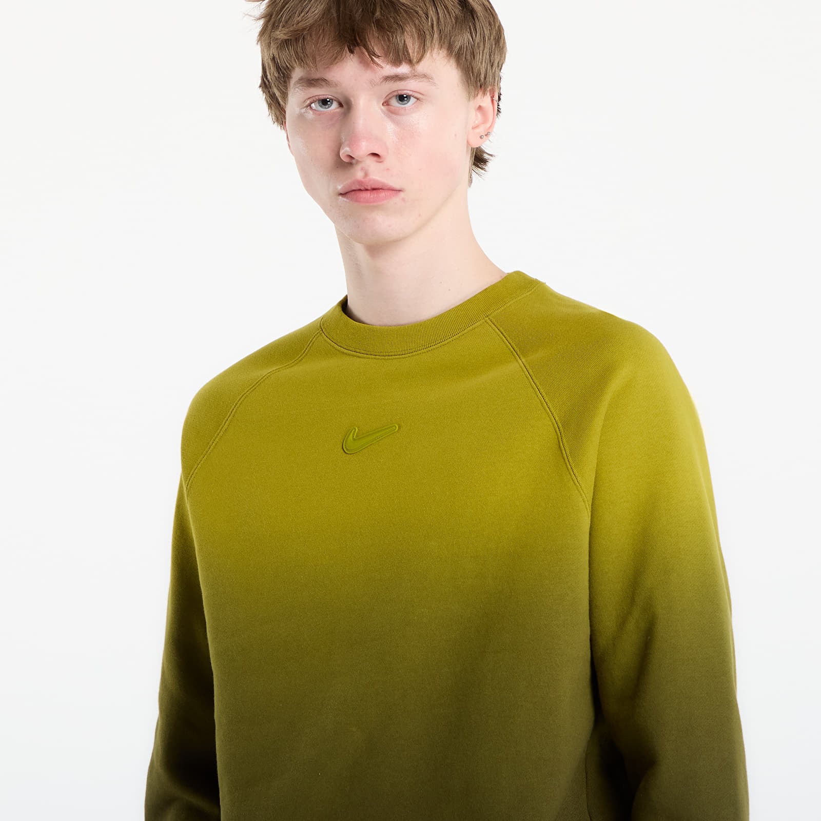 Men's sweatshirts Nike x NOCTA Men's Fleece CS Crew Moss/ Medium Olive/ Moss