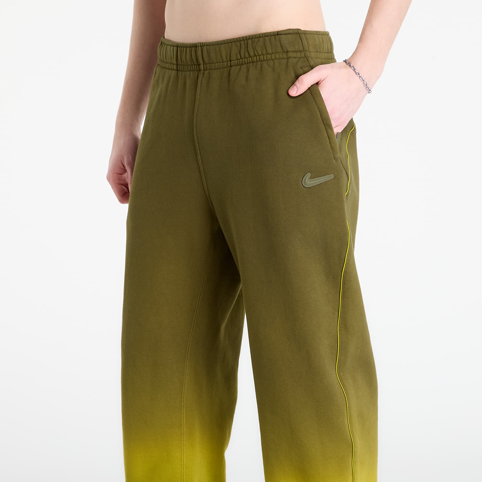 Muške dukserice Nike x NOCTA Men's Open-Hem Fleece CS Pants Moss/ Medium Olive/ Moss