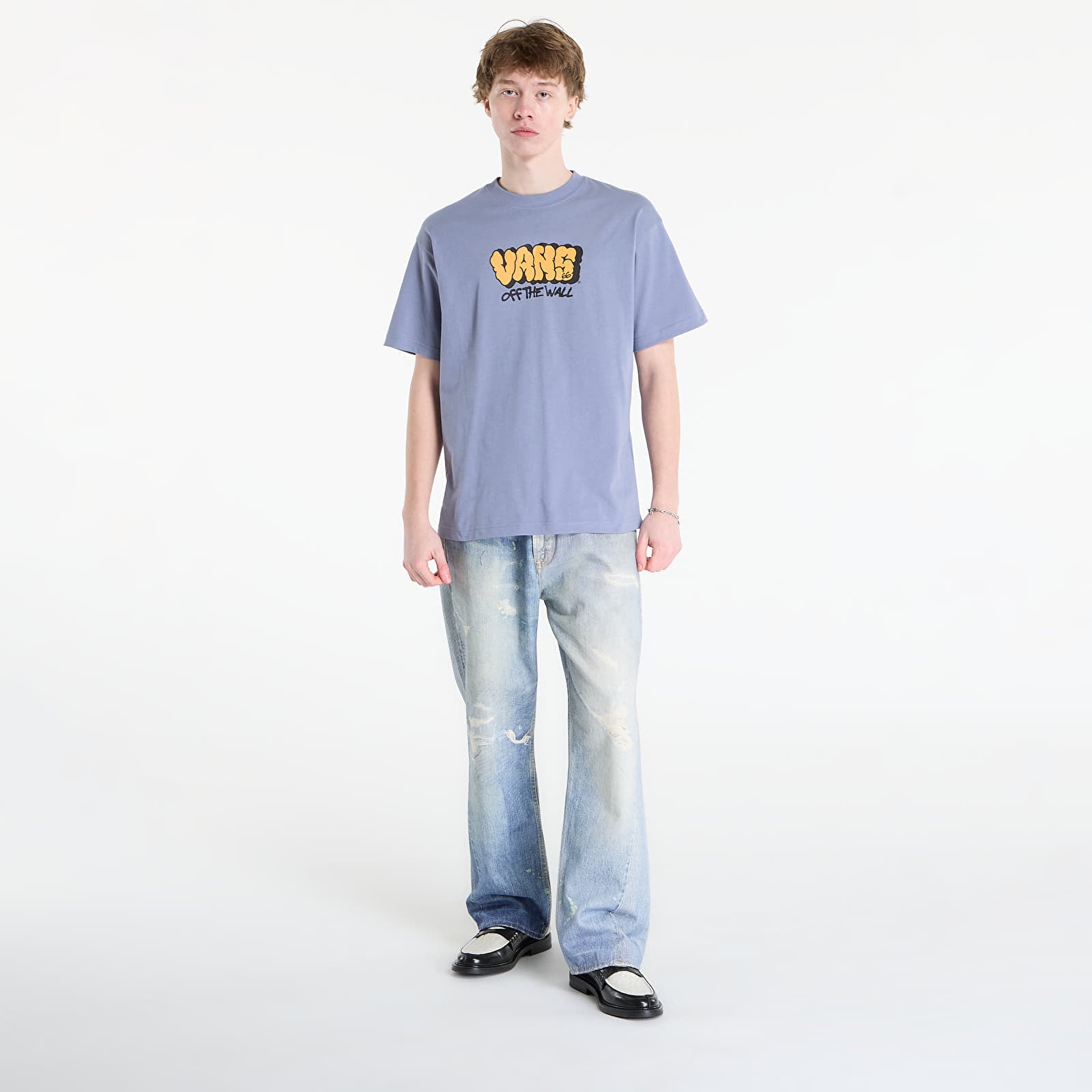 Meeste T-särgid Vans Vans Graff Loose SS Tee Glacial Slate