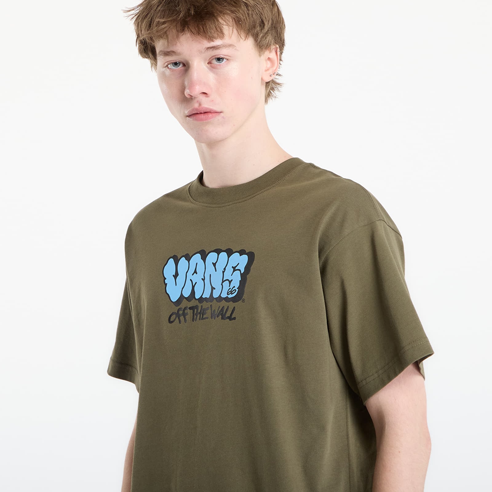 Meeste T-särgid Vans Vans Graff Loose SS Tee MoSSy Olive