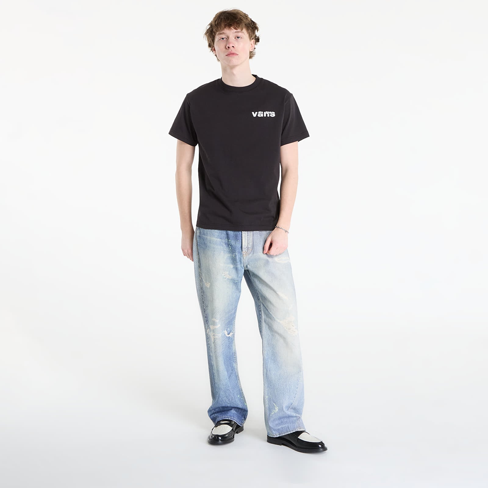 Pánske tričká Vans Keyhole Classic SS Tee Black