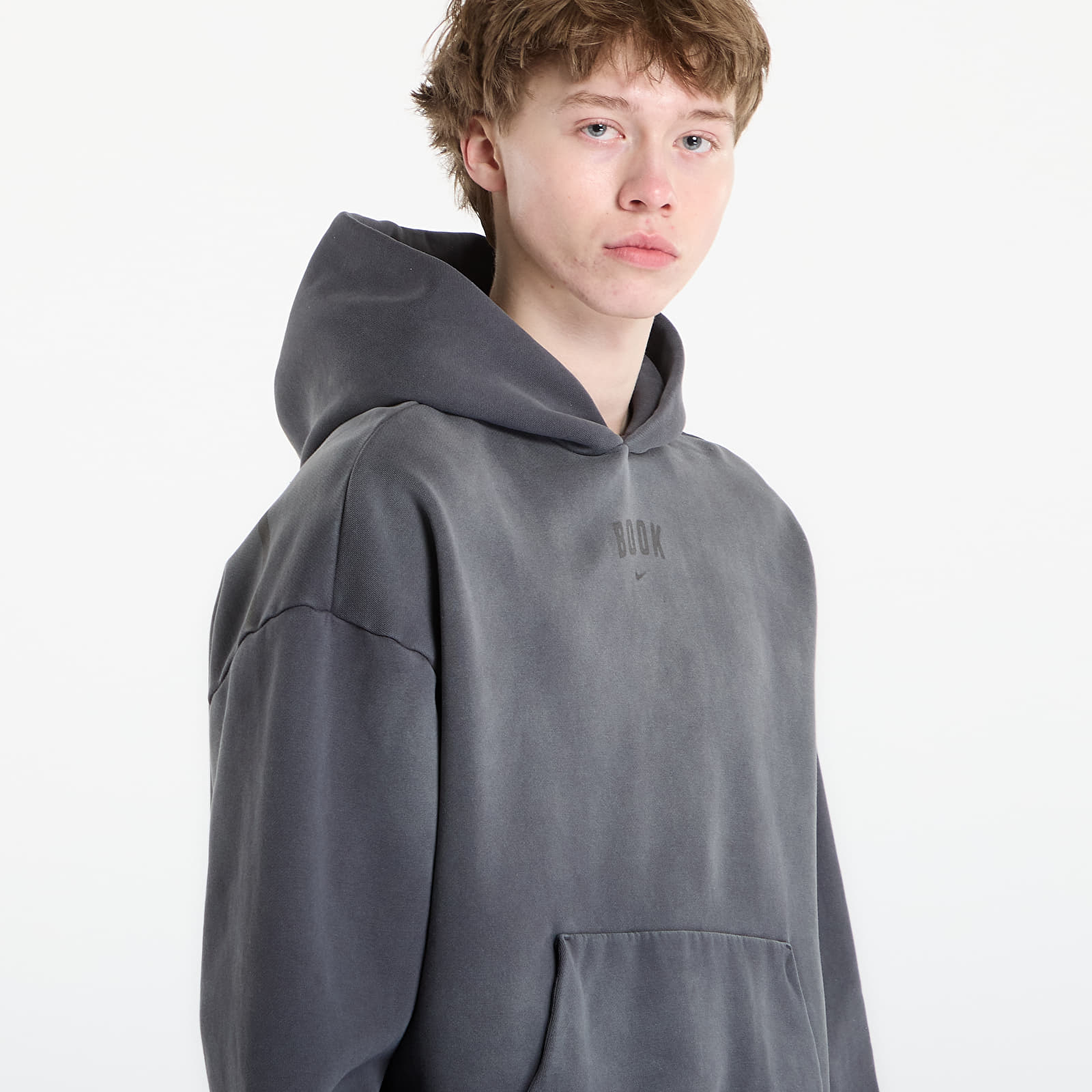 Gensere for menn Nike Book Standard Issue Men's Therma-FIT Brushed Pullover Hoodie Black/ Black