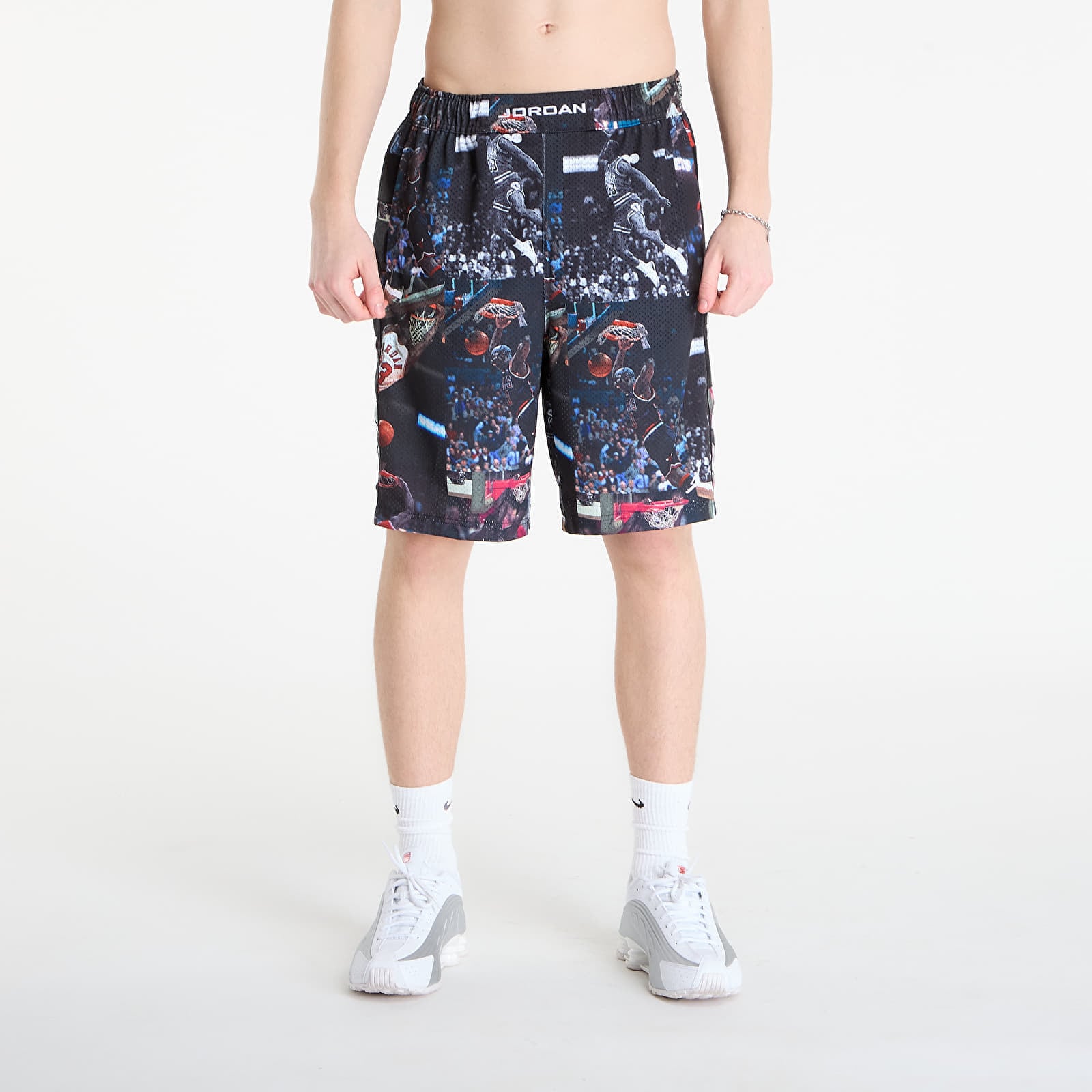 Къси панталони Jordan Flight Men's Printed Cat Scratch Shorts Black L