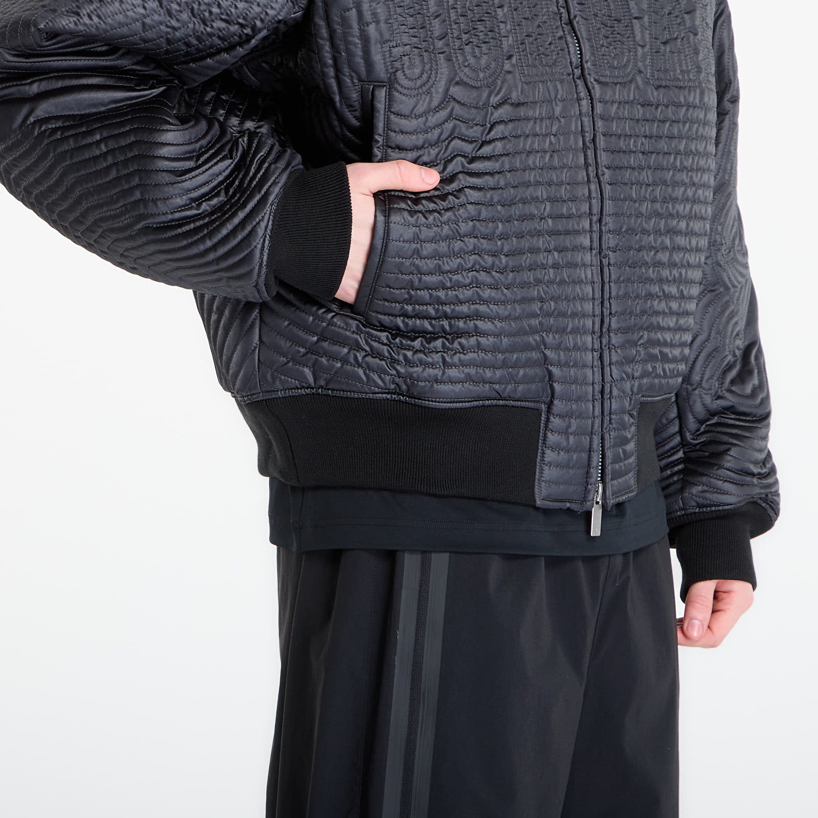 Giacche da uomo Jordan Flight Men's Nylon Varsity Jacket Black