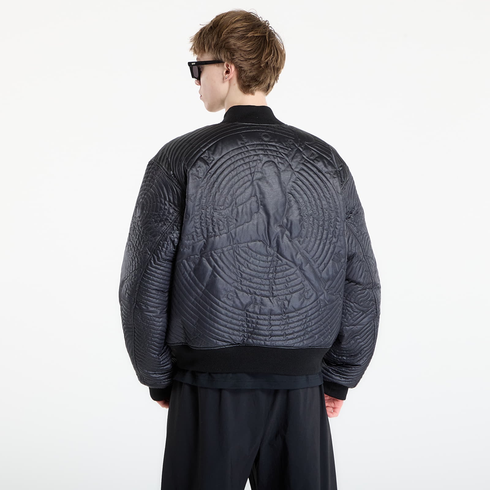 Giacche da uomo Jordan Flight Men's Nylon Varsity Jacket Black