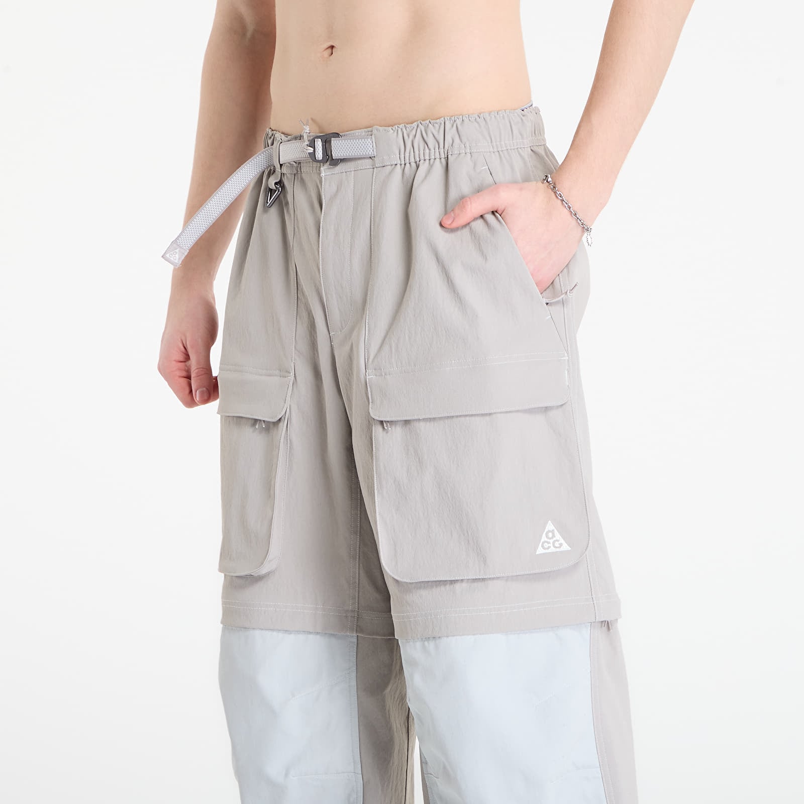 Men's trousers Nike ACG "Smith Summit" Men's Zip Cargo Pants College Grey/ Grey Fog/ Summit White