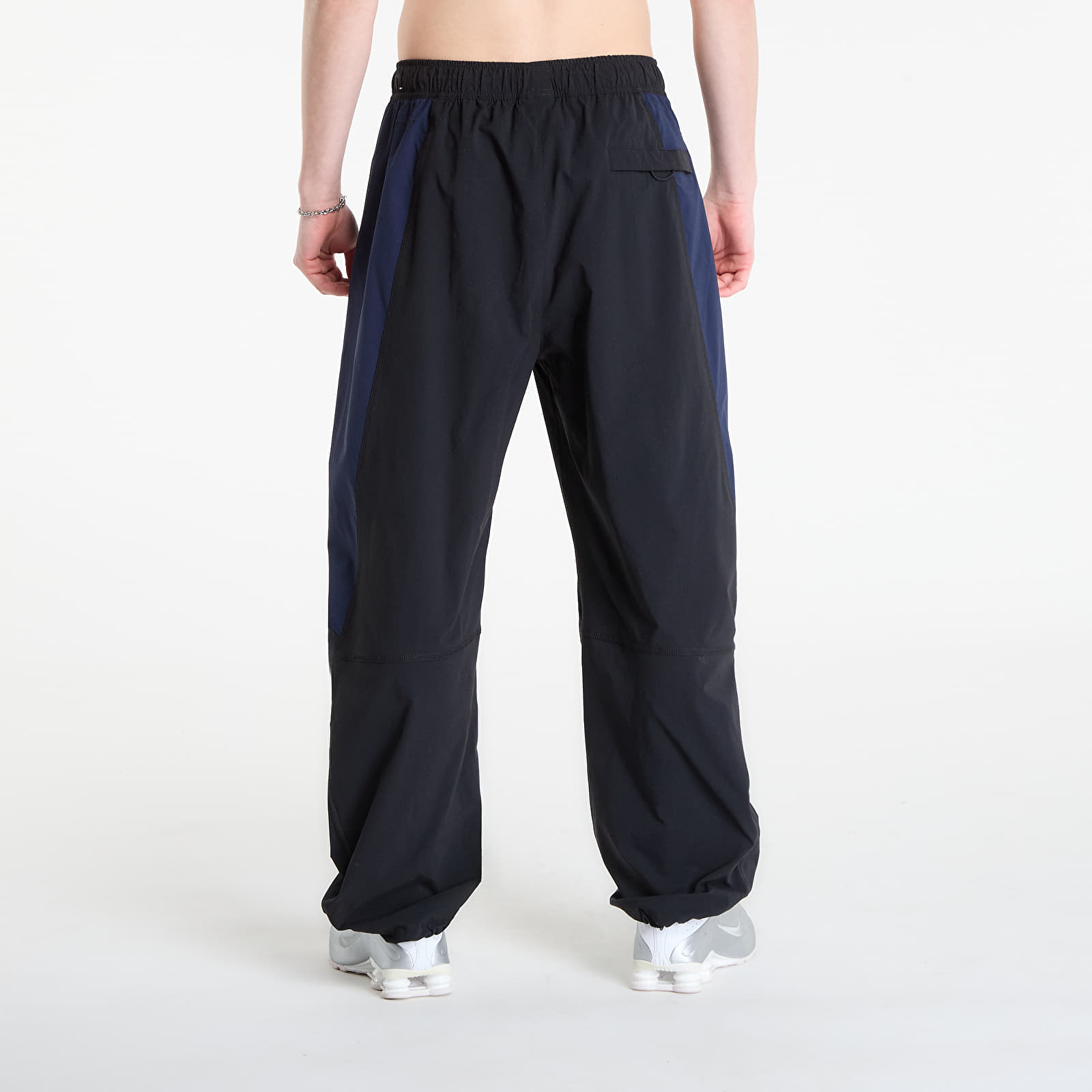 Pantalons homme Nike Tech Men's Dri-FIT Woven Color-Block Pants Black/ Obsidian/ Black