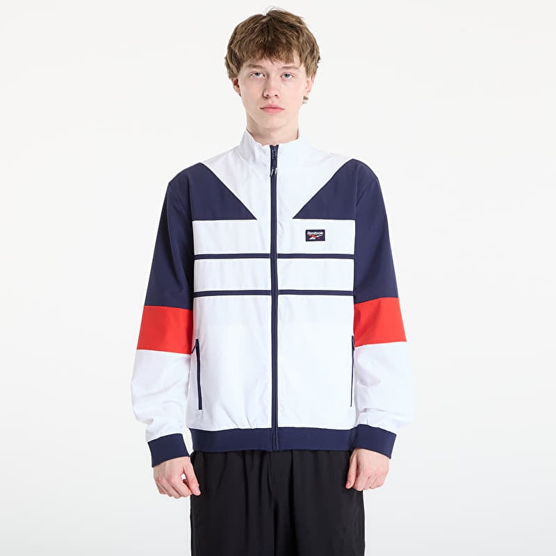 Μπουφάν Reebok Heritage Logo Track Top White/ Navy/ Red
