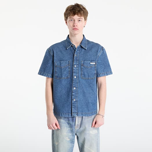Hemd Calvin Klein Jeans Shirt Beckford Blue