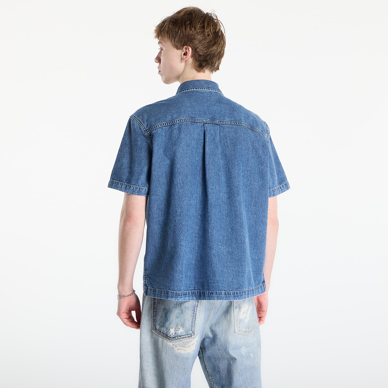 Cămașă bărbătească Calvin Klein Jeans Shirt Beckford Blue