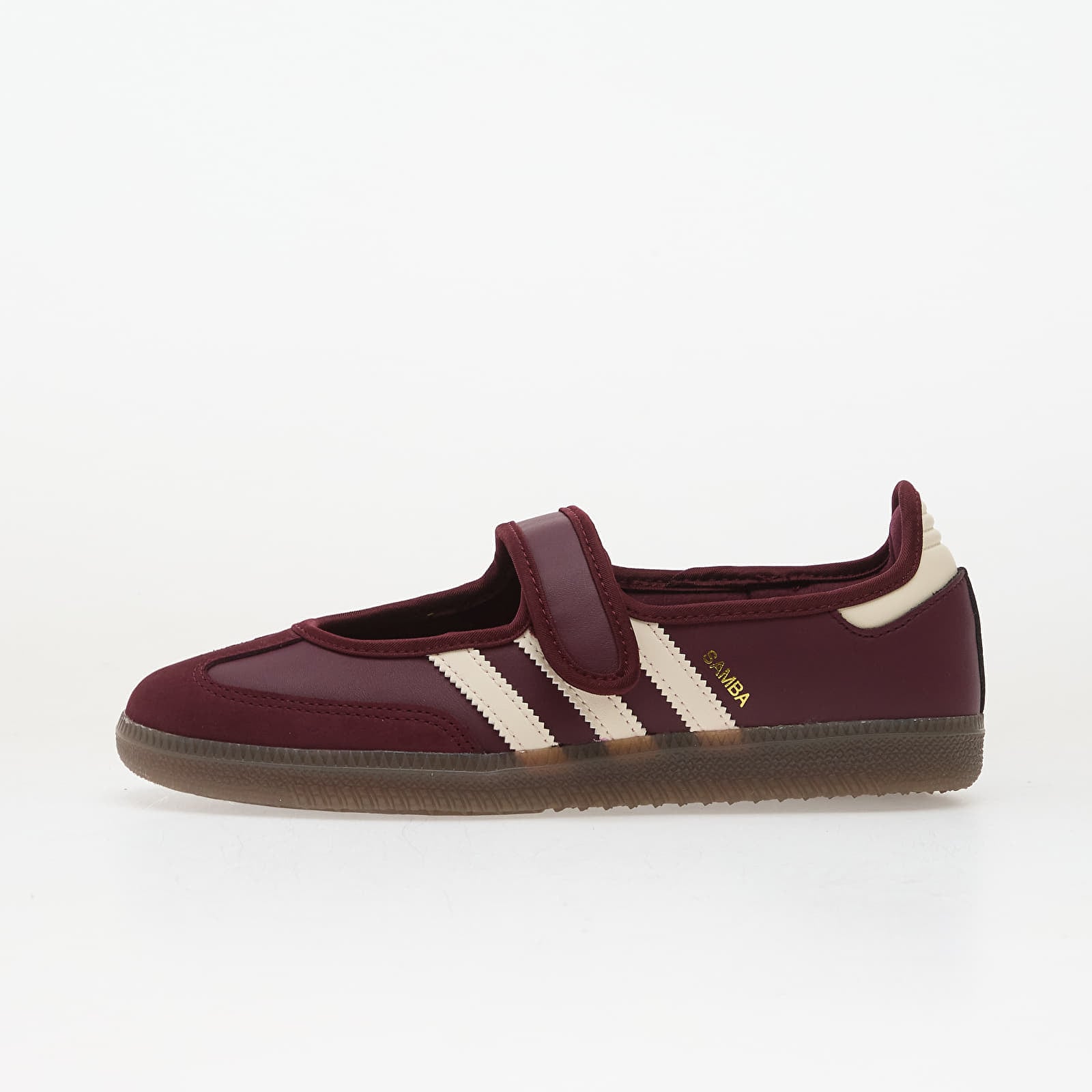 Сникърси adidas Samba Jane W Maroon/ Crew White/ Gold Metallic EUR 40 2/3