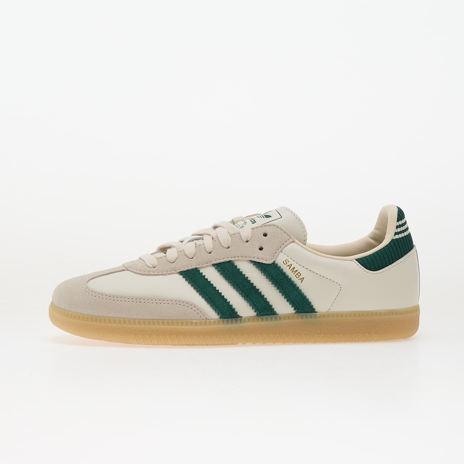Men's sneakers and shoes adidas Samba Og Cloud White/ Collegiate Green/ Gum