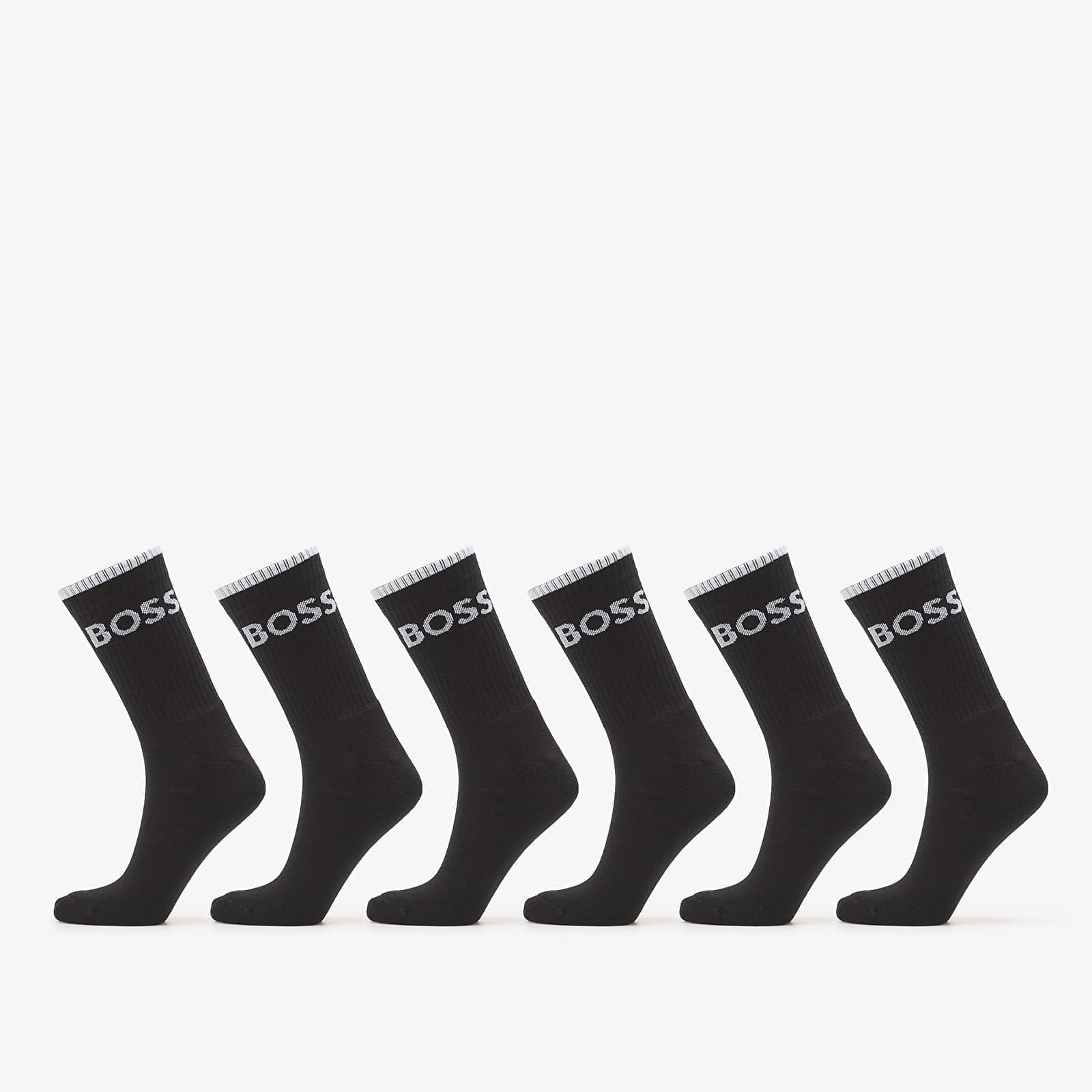 Hugo Boss 6-Pack QS Stripe CC Socks Black 39-42