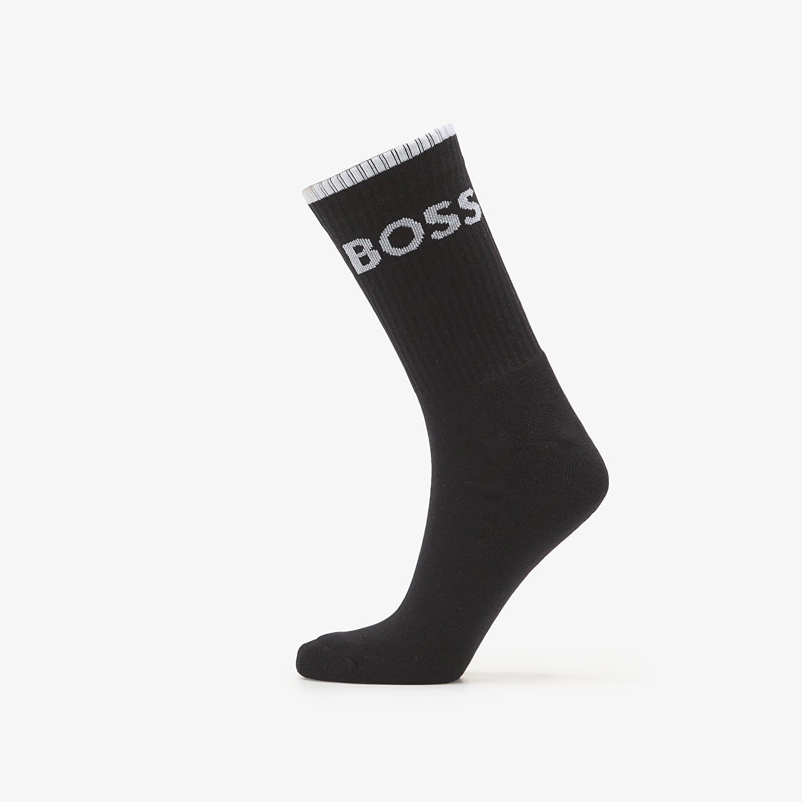 Men's socks Hugo Boss 6-Pack QS Stripe CC Socks Black
