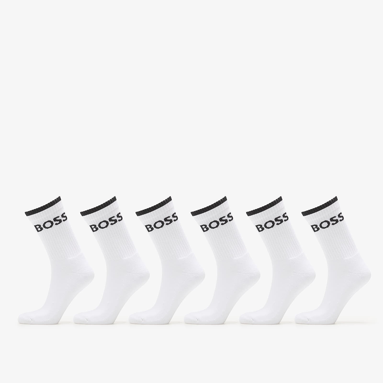 Hugo Boss 6-Pack QS Stripe CC Socks White 39-42