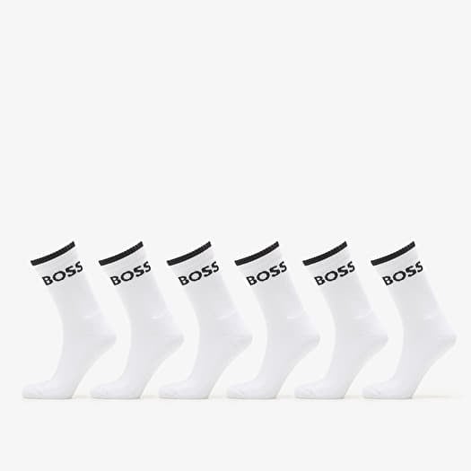 Hugo Boss 6-Pack QS Stripe CC Socks White