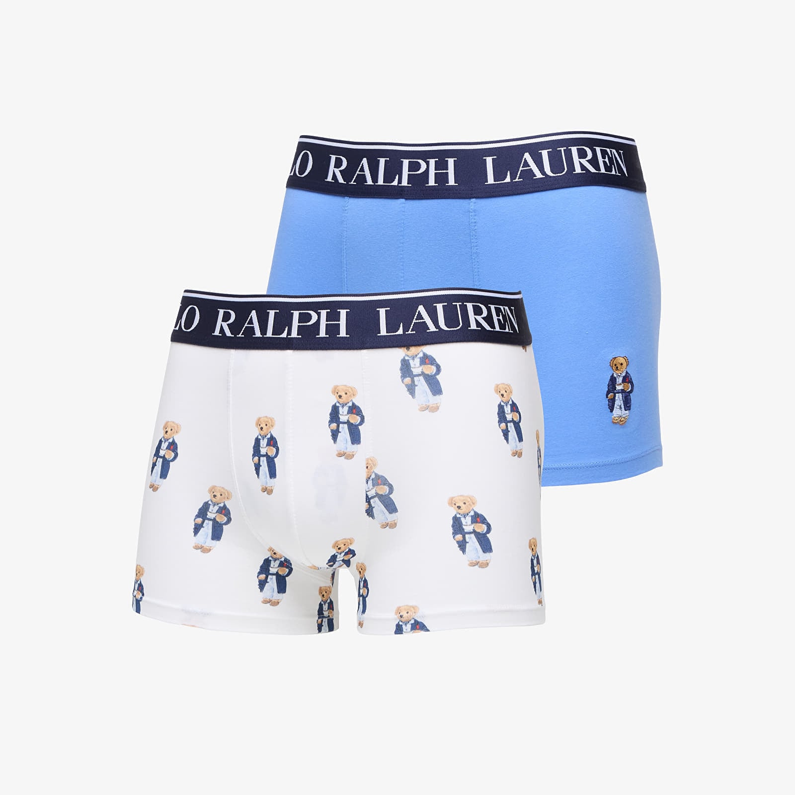 Ralph Lauren Trunk Gb 2-Pack White/ Blue XL