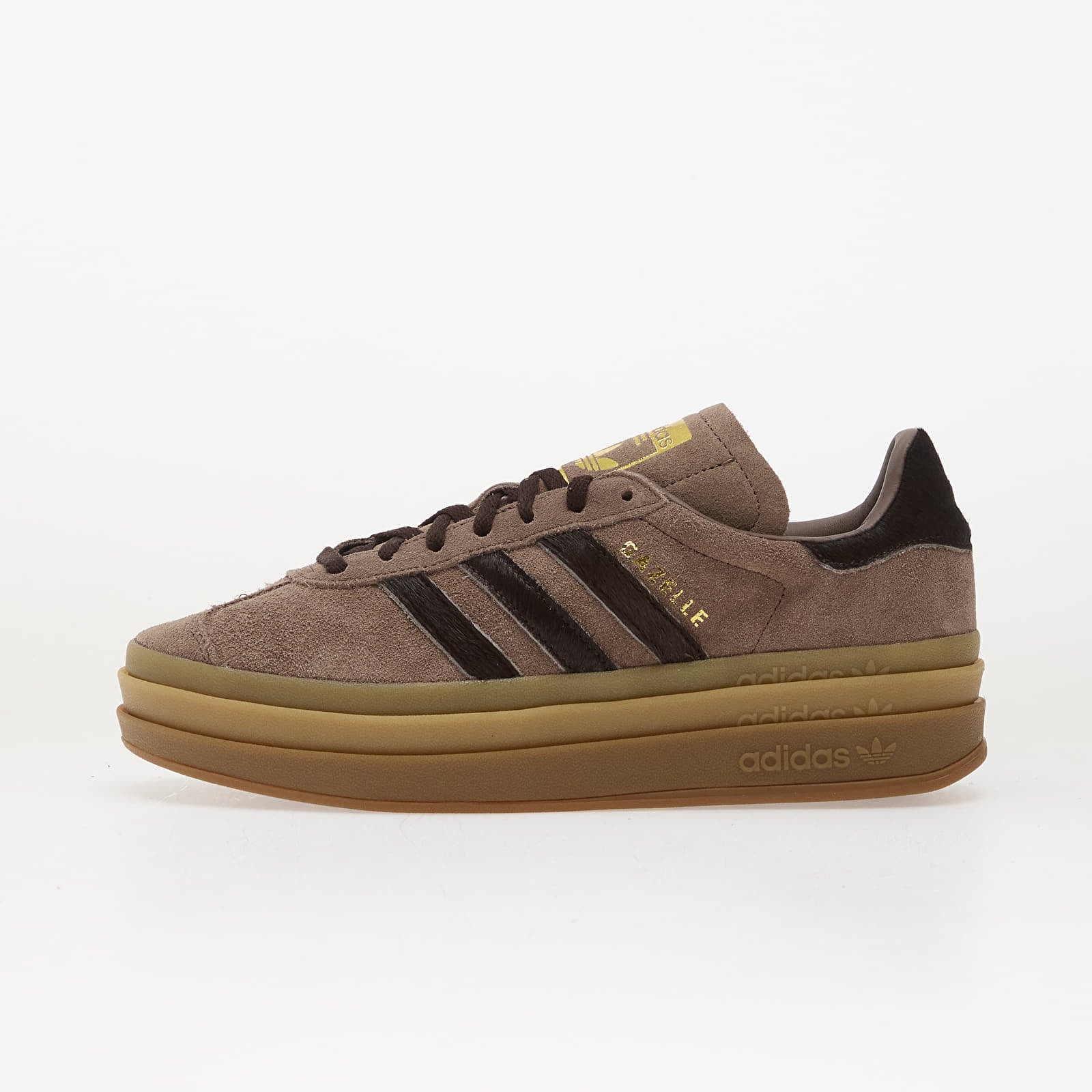 Ženske tenisice adidas Gazelle Bold Earth Strata/ Aurora Coffee/ Gold Met.
