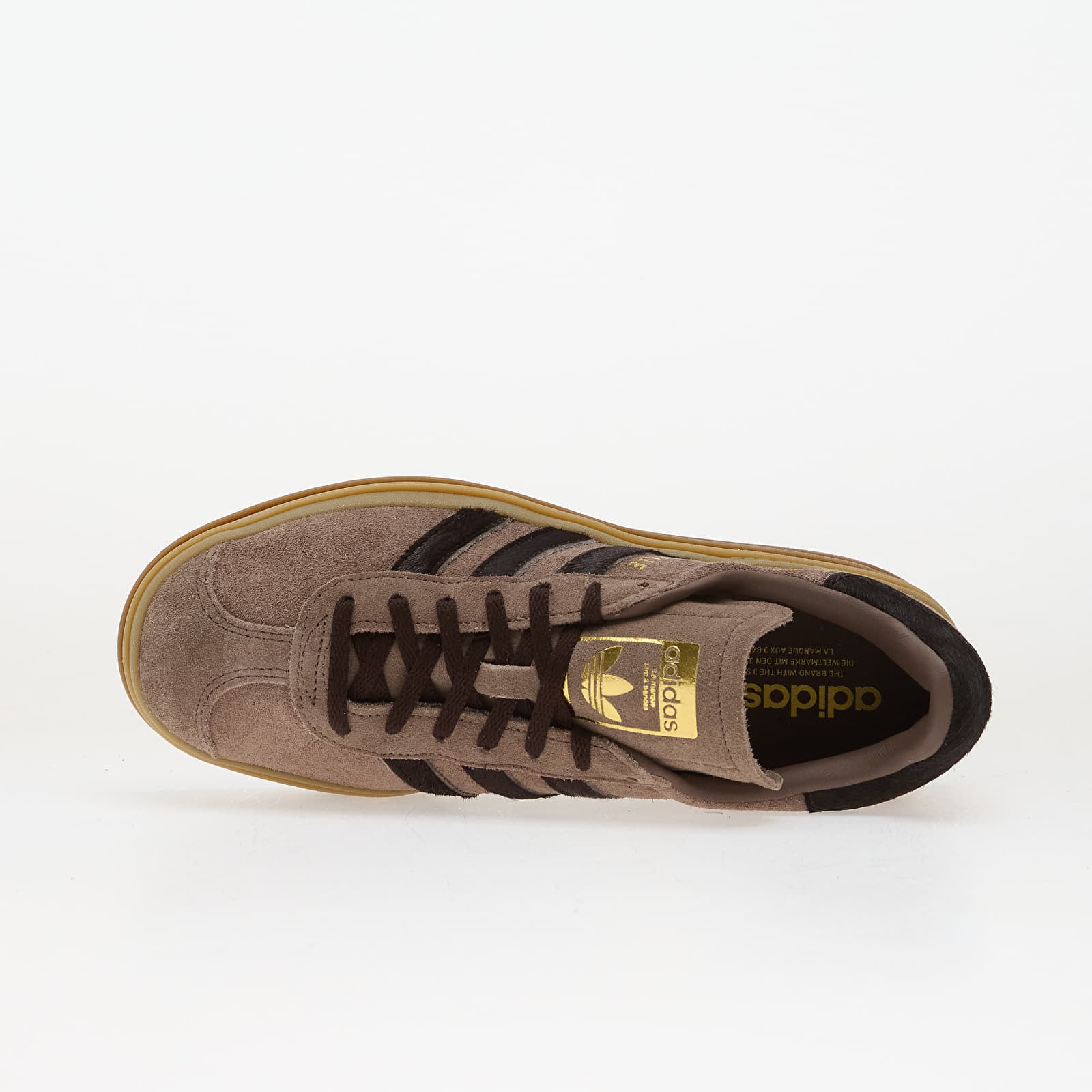 Ženske tenisice adidas Gazelle Bold Earth Strata/ Aurora Coffee/ Gold Met.