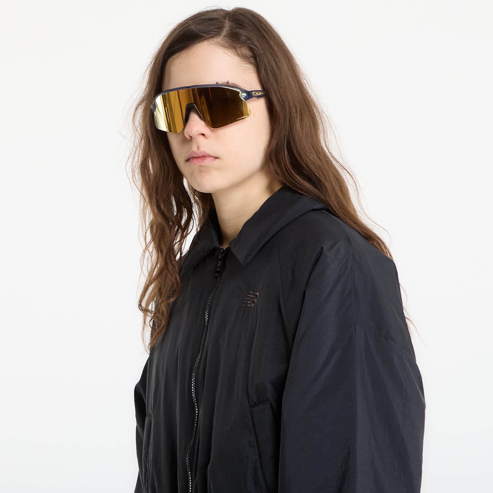 Naiste jakid New Balance Woven Bomber Jacket Black