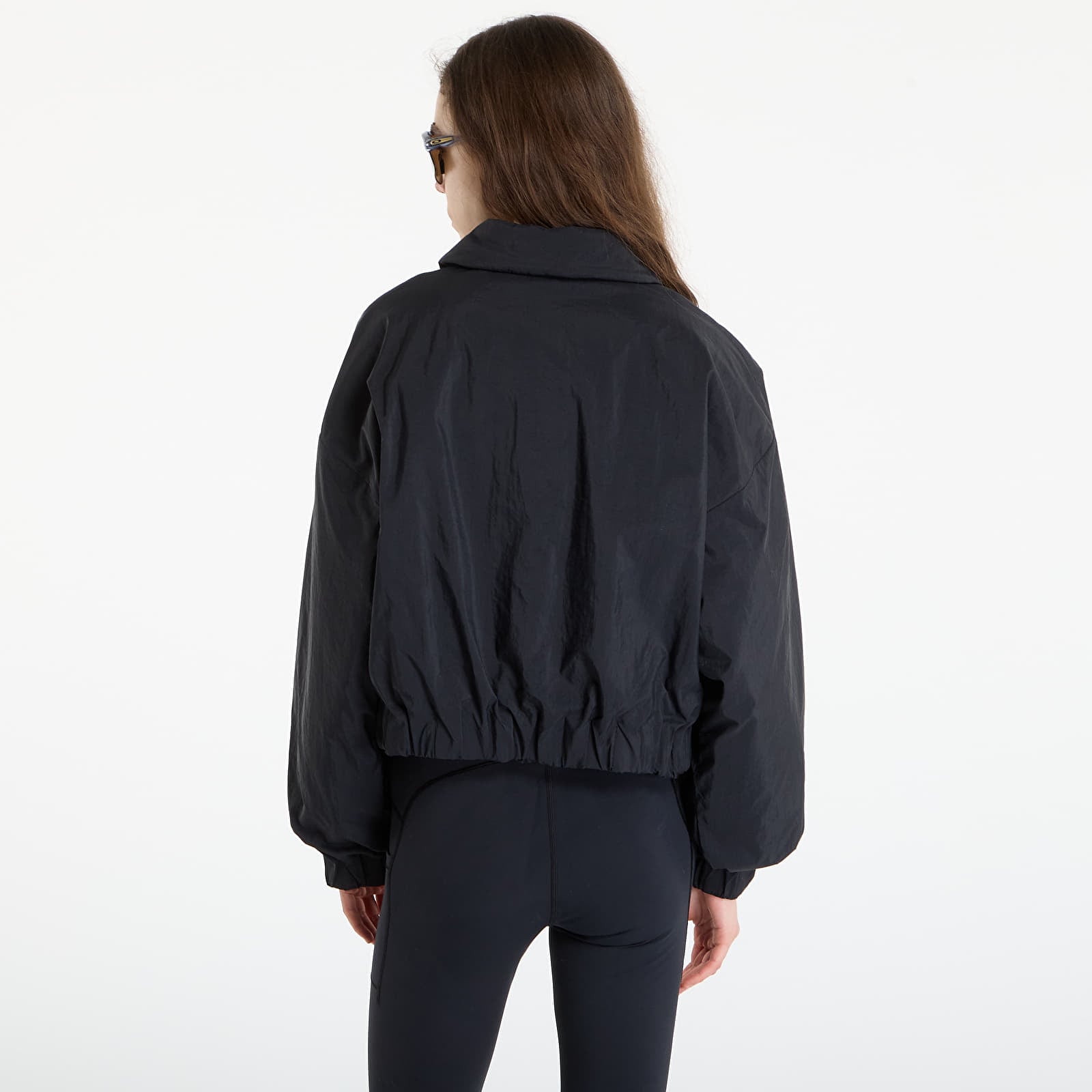 Naiste jakid New Balance Woven Bomber Jacket Black