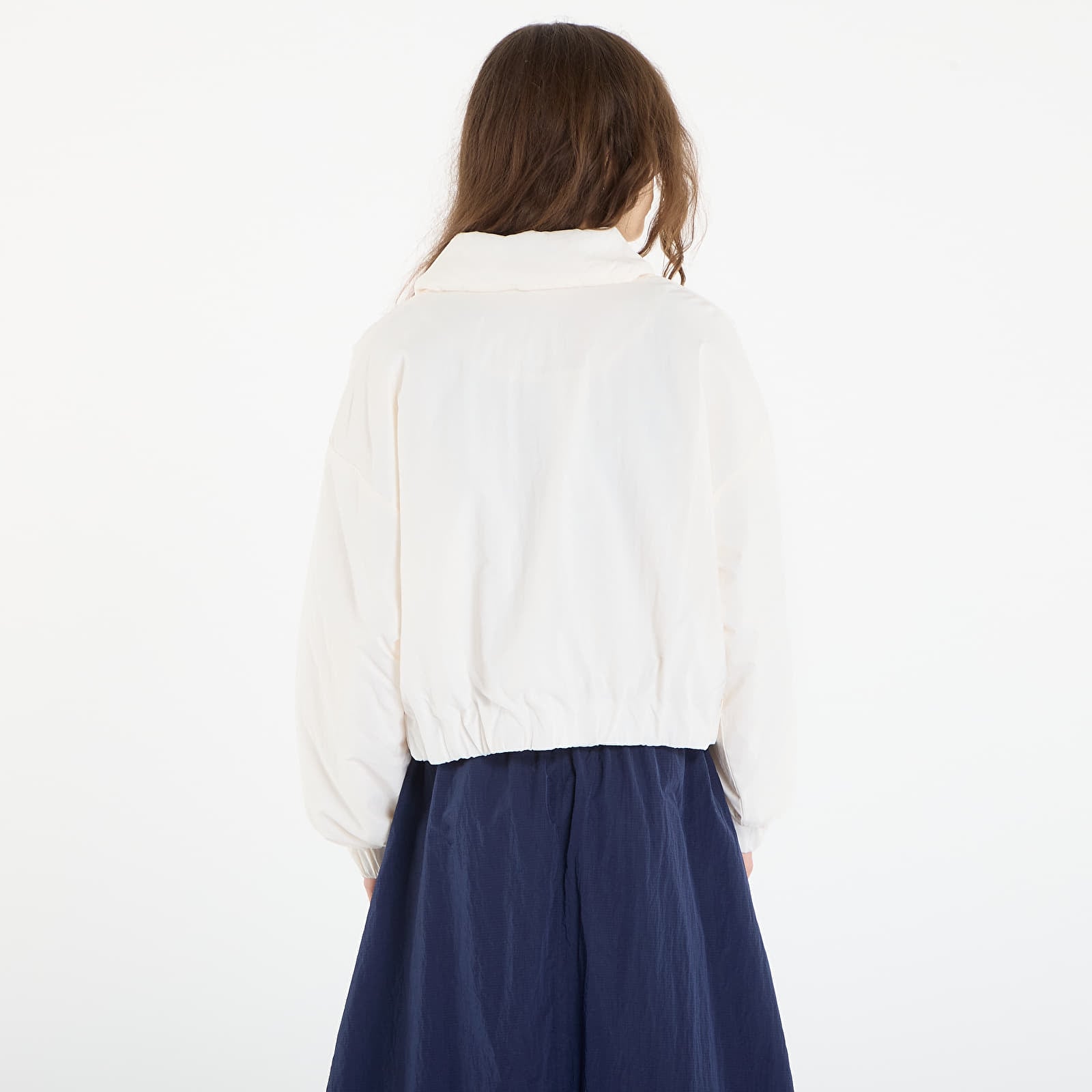 Naiste jakid New Balance Woven Bomber Jacket Beige