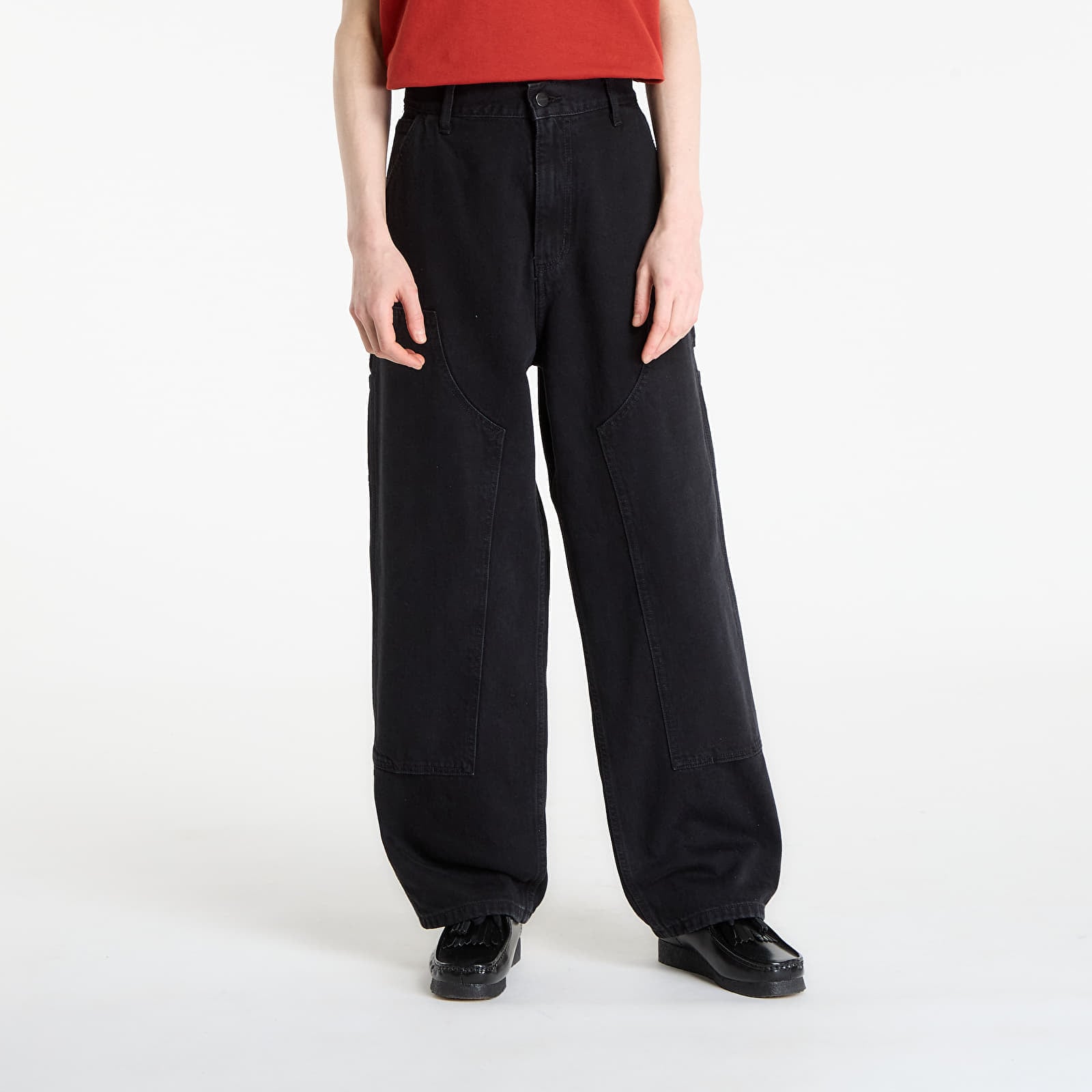 Дънки Carhartt WIP W' Brandon Double Knee Pant Black S
