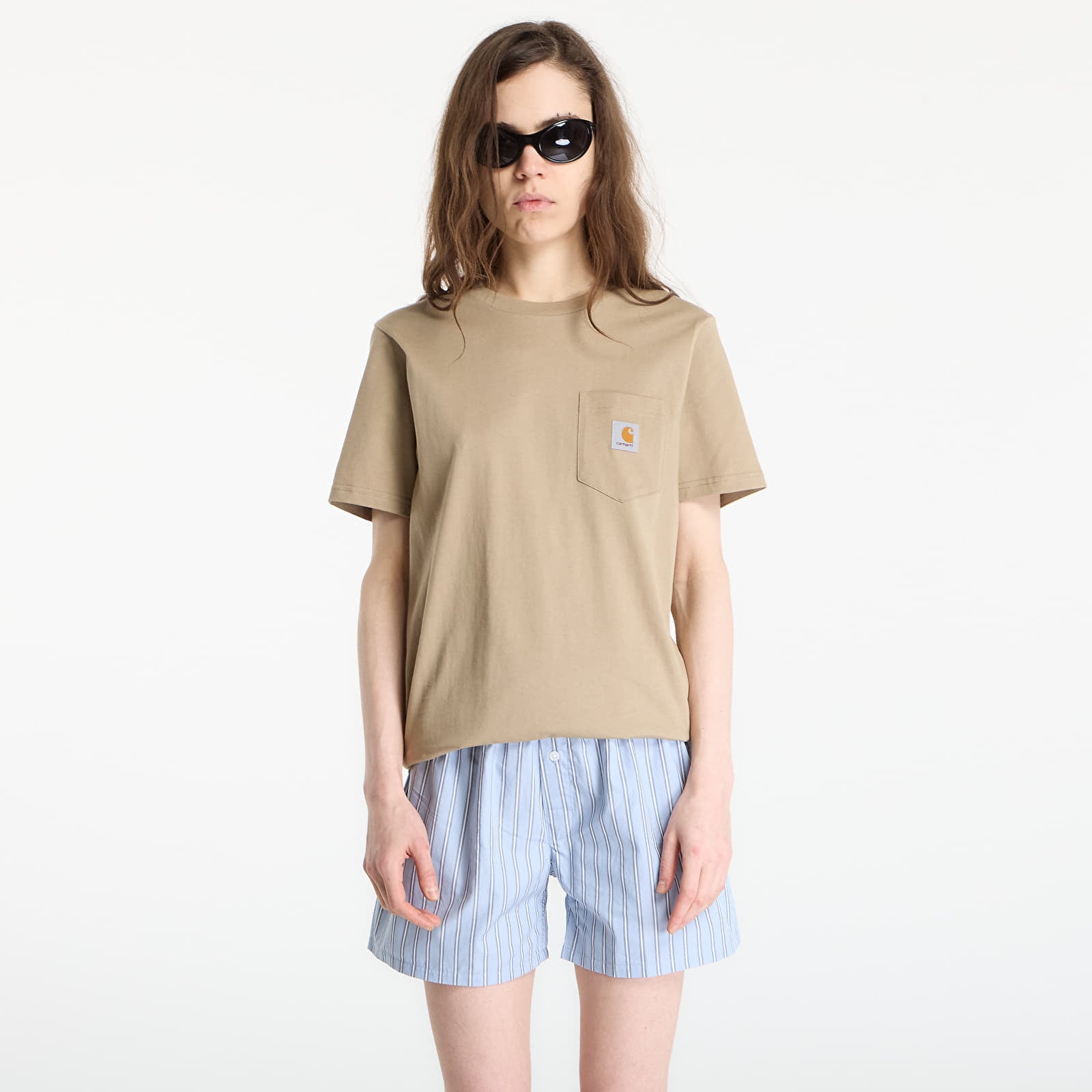 Тениска Carhartt WIP S/S Pocket T-Shirt UNISEX Iroko XL