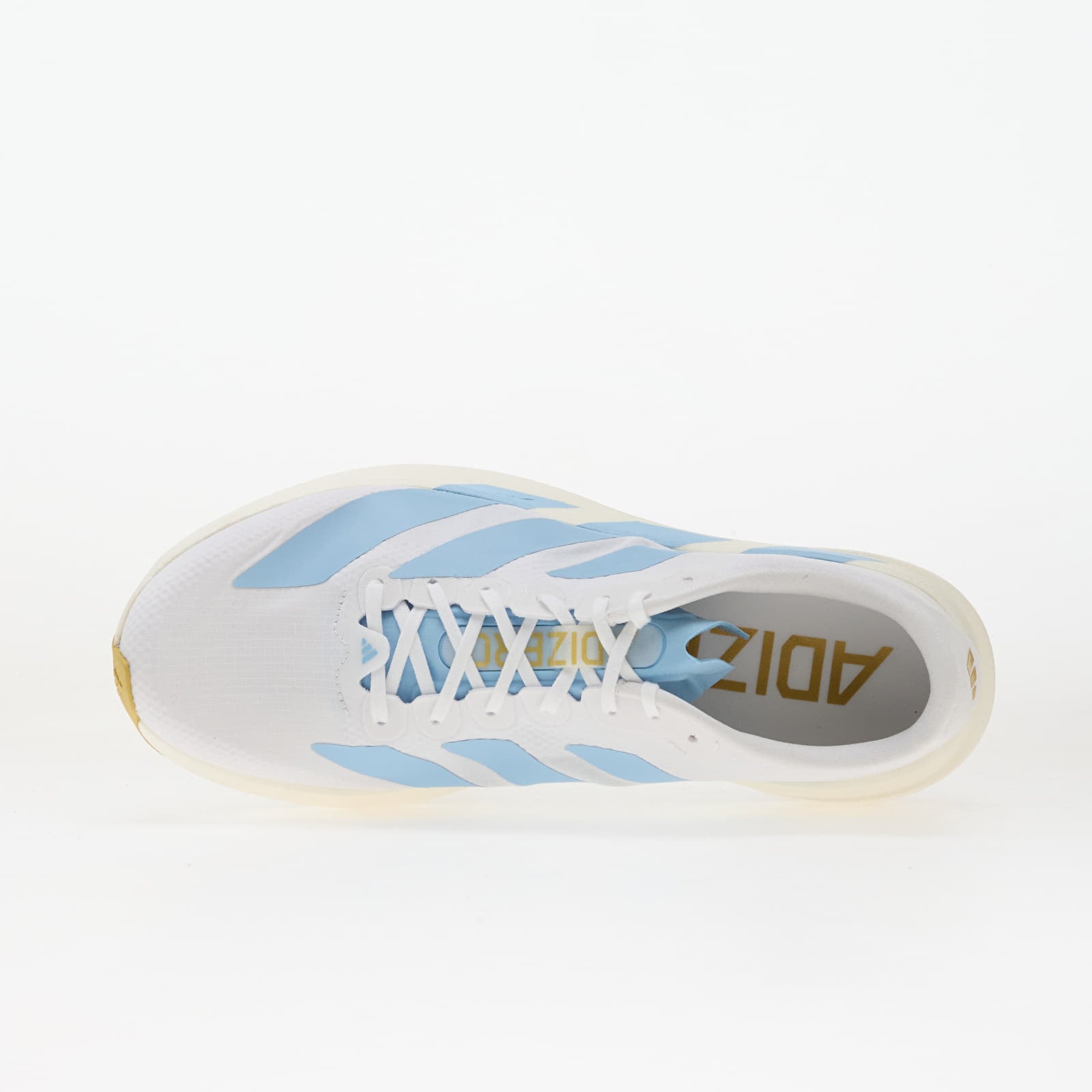 Muške tenisice adidas Adizero EVO SL Ftwr White/ Clear Blue/ Matte Gold