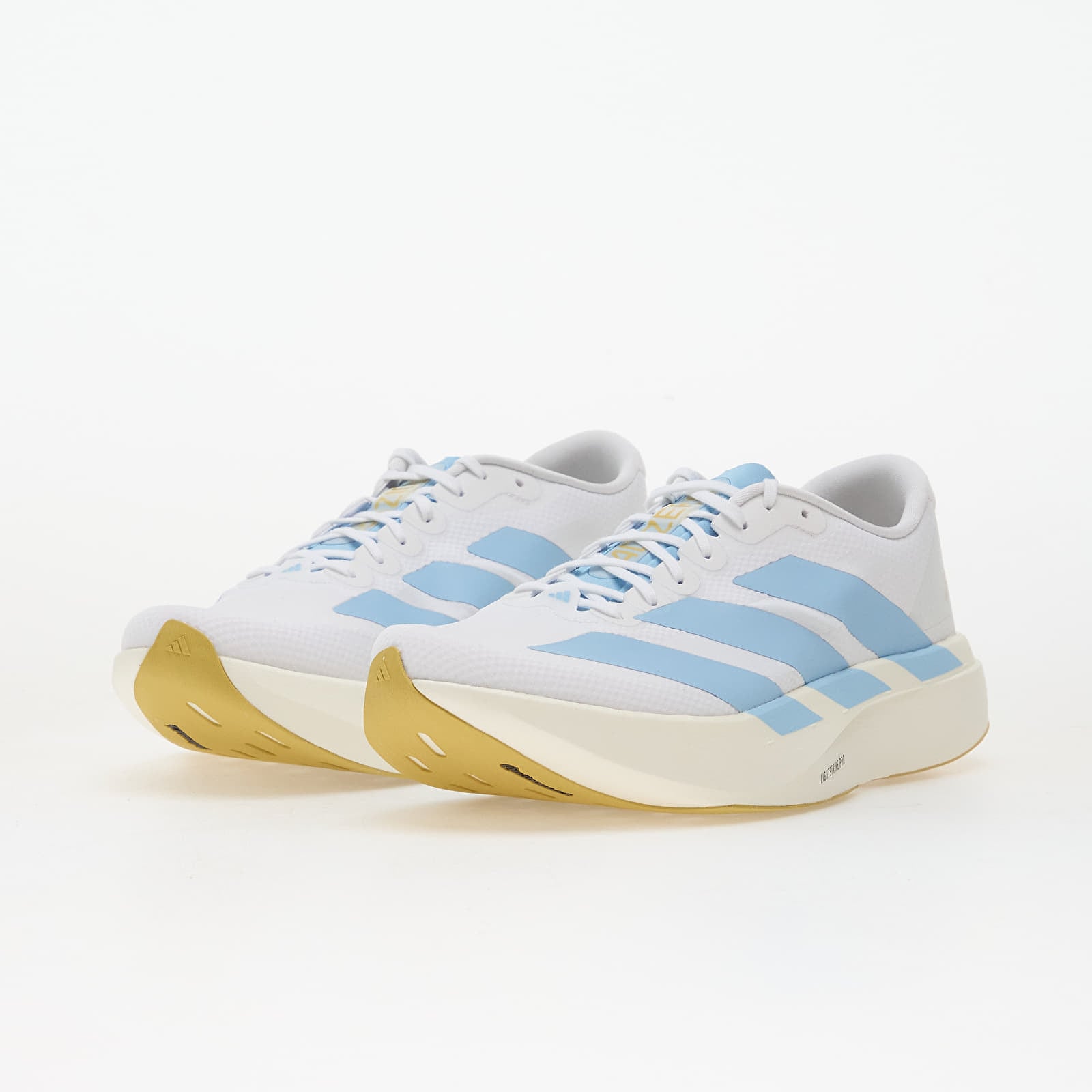 Muške tenisice adidas Adizero EVO SL Ftwr White/ Clear Blue/ Matte Gold