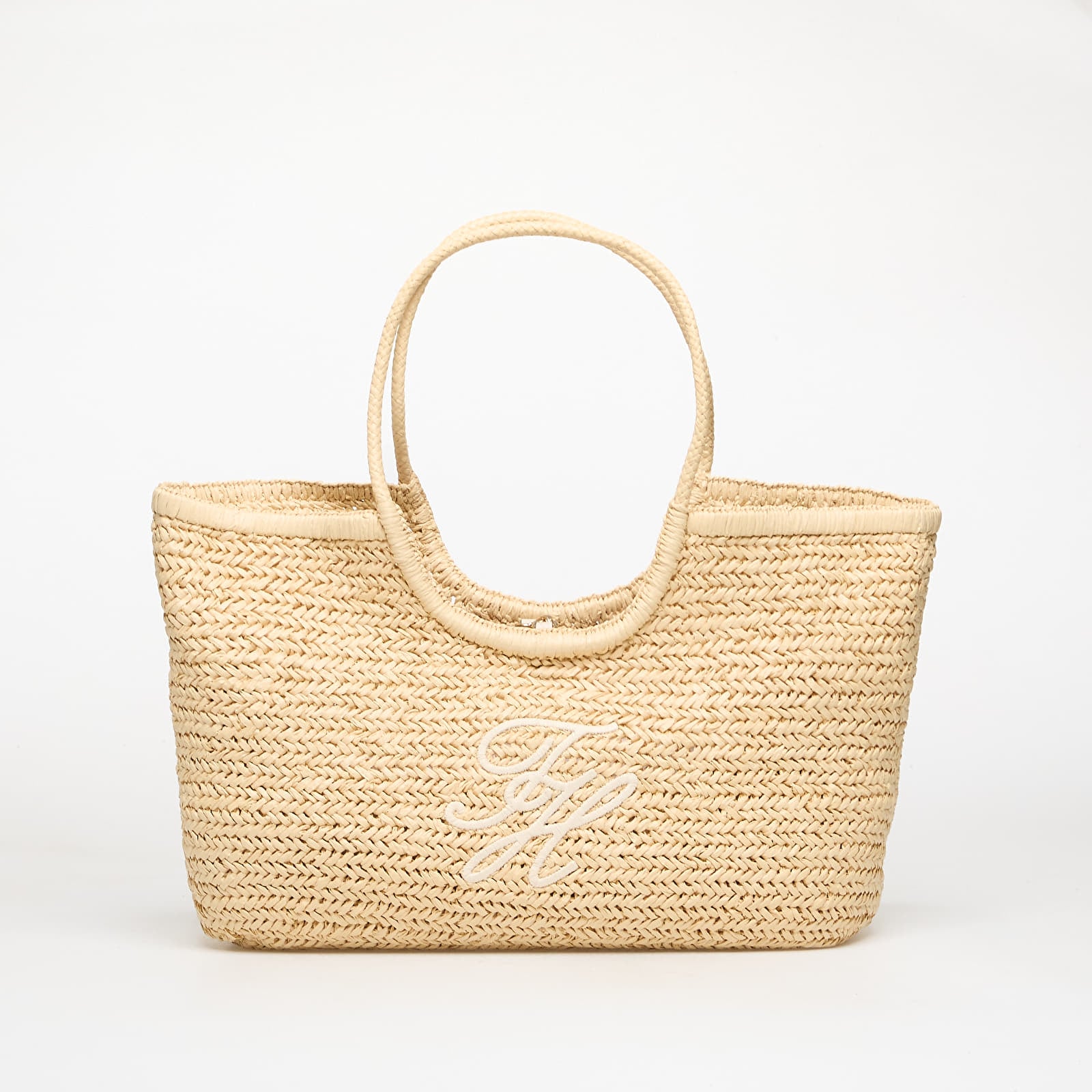 Kabelky Tommy Hilfiger Elevated Summer Tote Raffia Beige