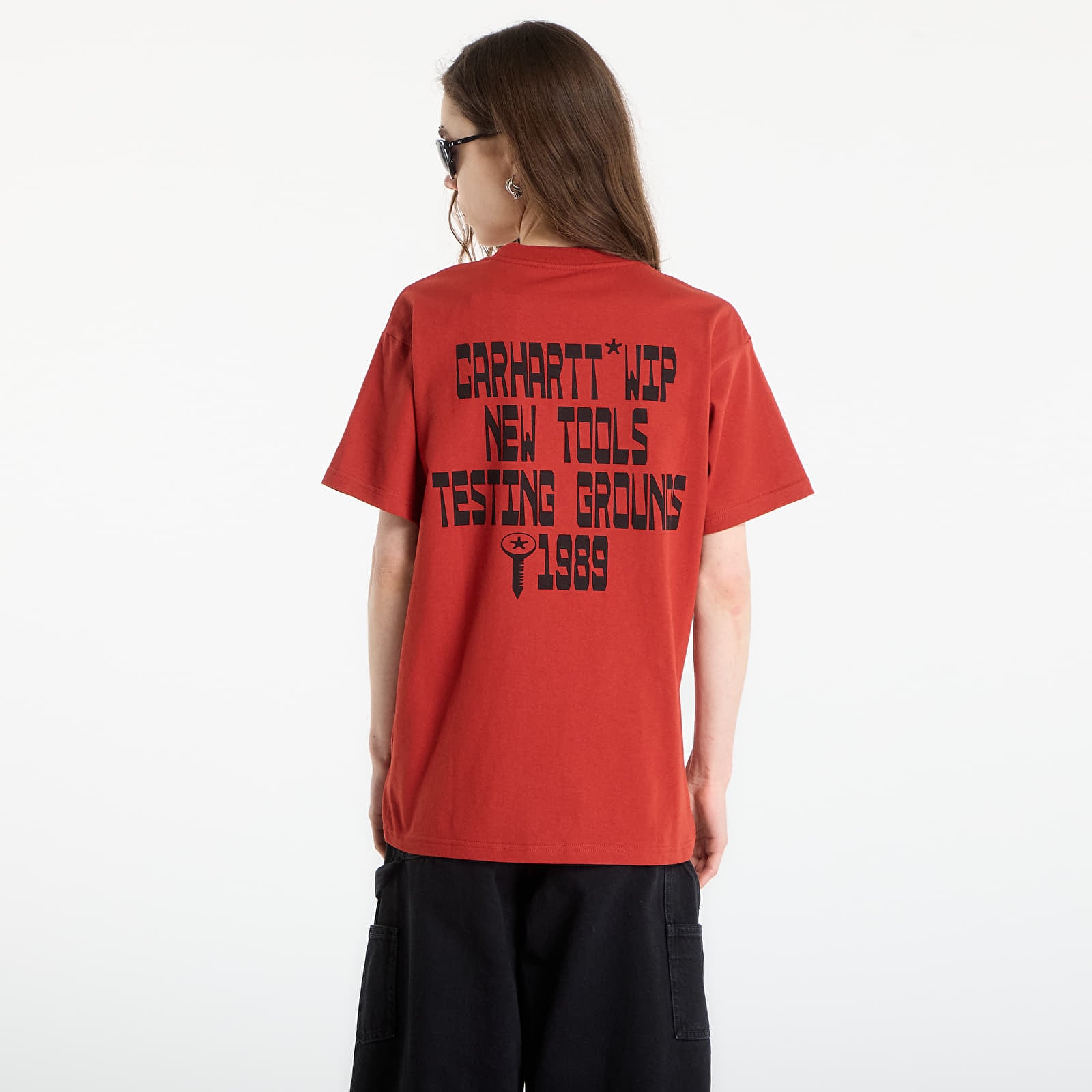 T-Shirts Männer Carhartt WIP S/S Blocks T-Shirt UNISEX Oxide Red