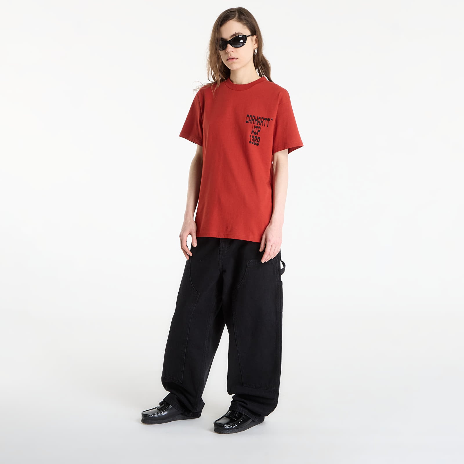 T-Shirts Männer Carhartt WIP S/S Blocks T-Shirt UNISEX Oxide Red