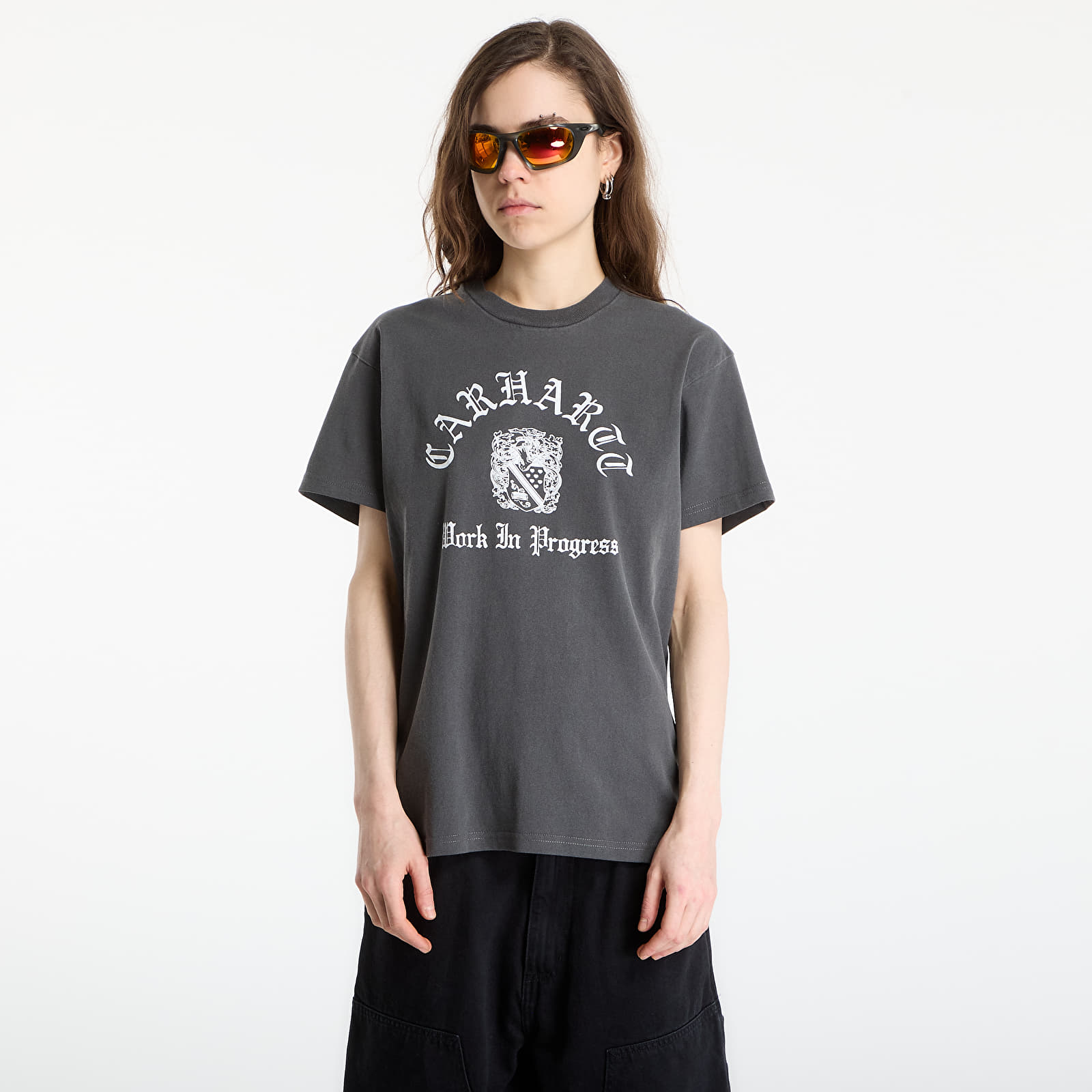 T-Shirts Männer Carhartt WIP S/S Coat Of Arms T-Shirt UNISEX Black