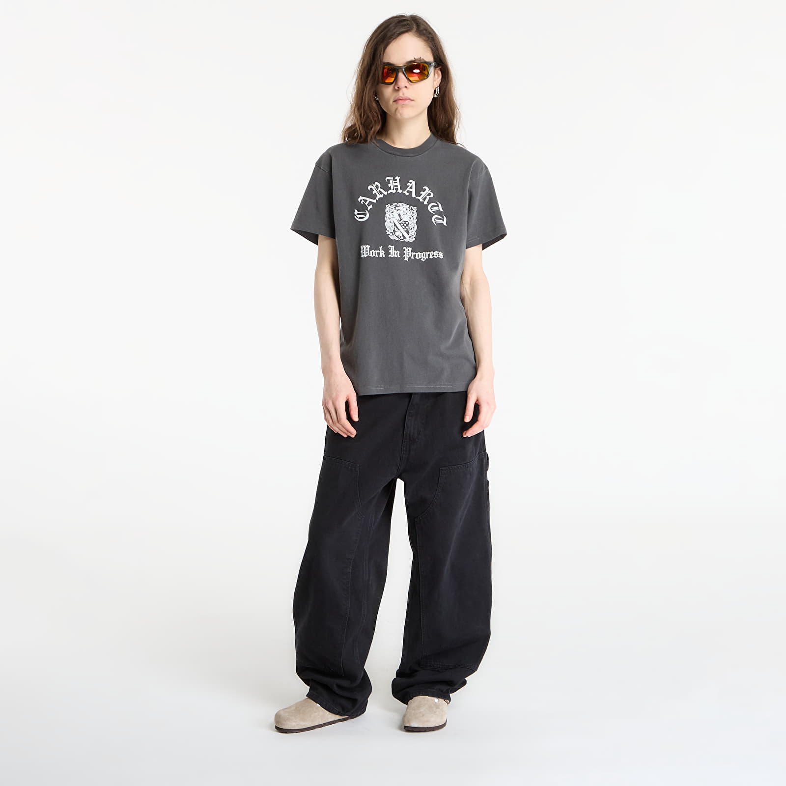 T-Shirts Männer Carhartt WIP S/S Coat Of Arms T-Shirt UNISEX Black